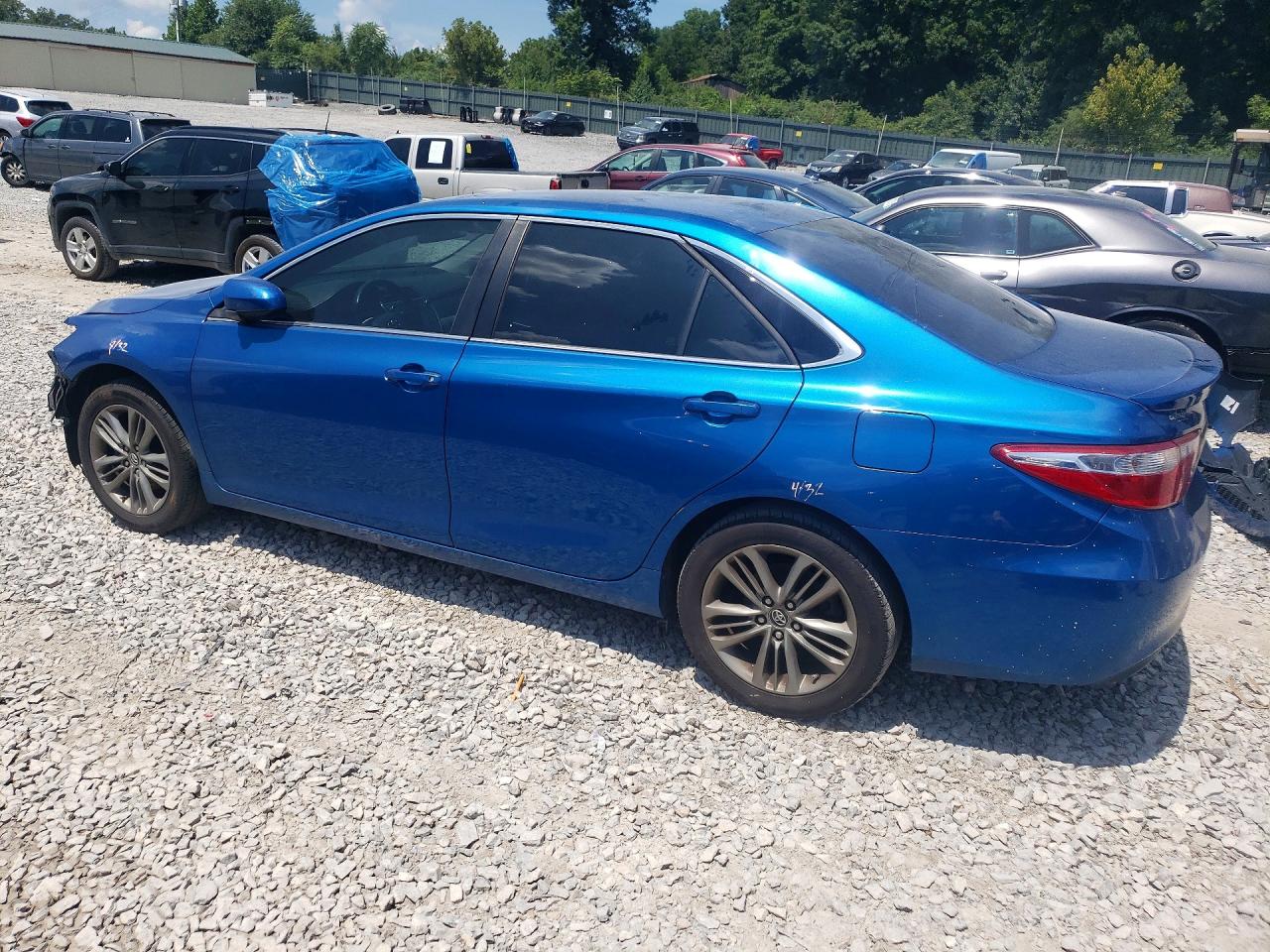 2017 Toyota Camry Se Blue vin: 4T1BF1FK5HU675851