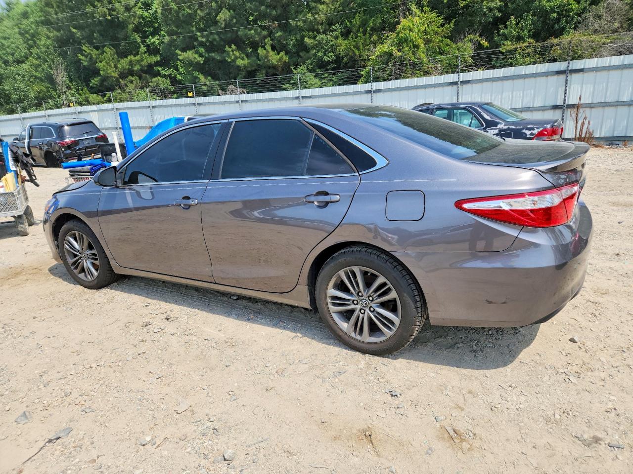 2017 Toyota Camry Se Серый vin: 4T1BF1FK5HU803487