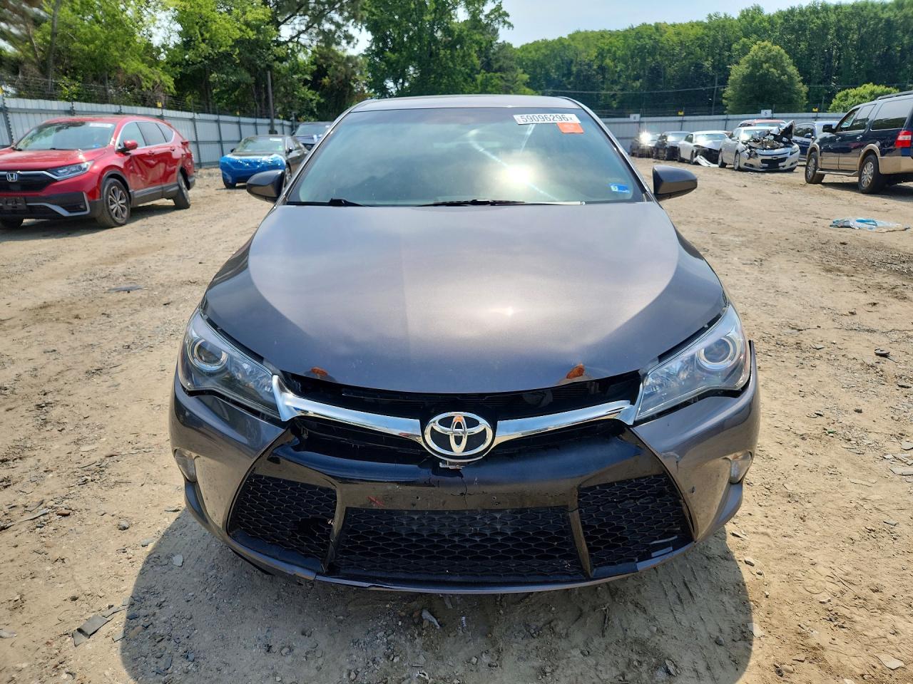 2017 Toyota Camry Se Серый vin: 4T1BF1FK5HU803487
