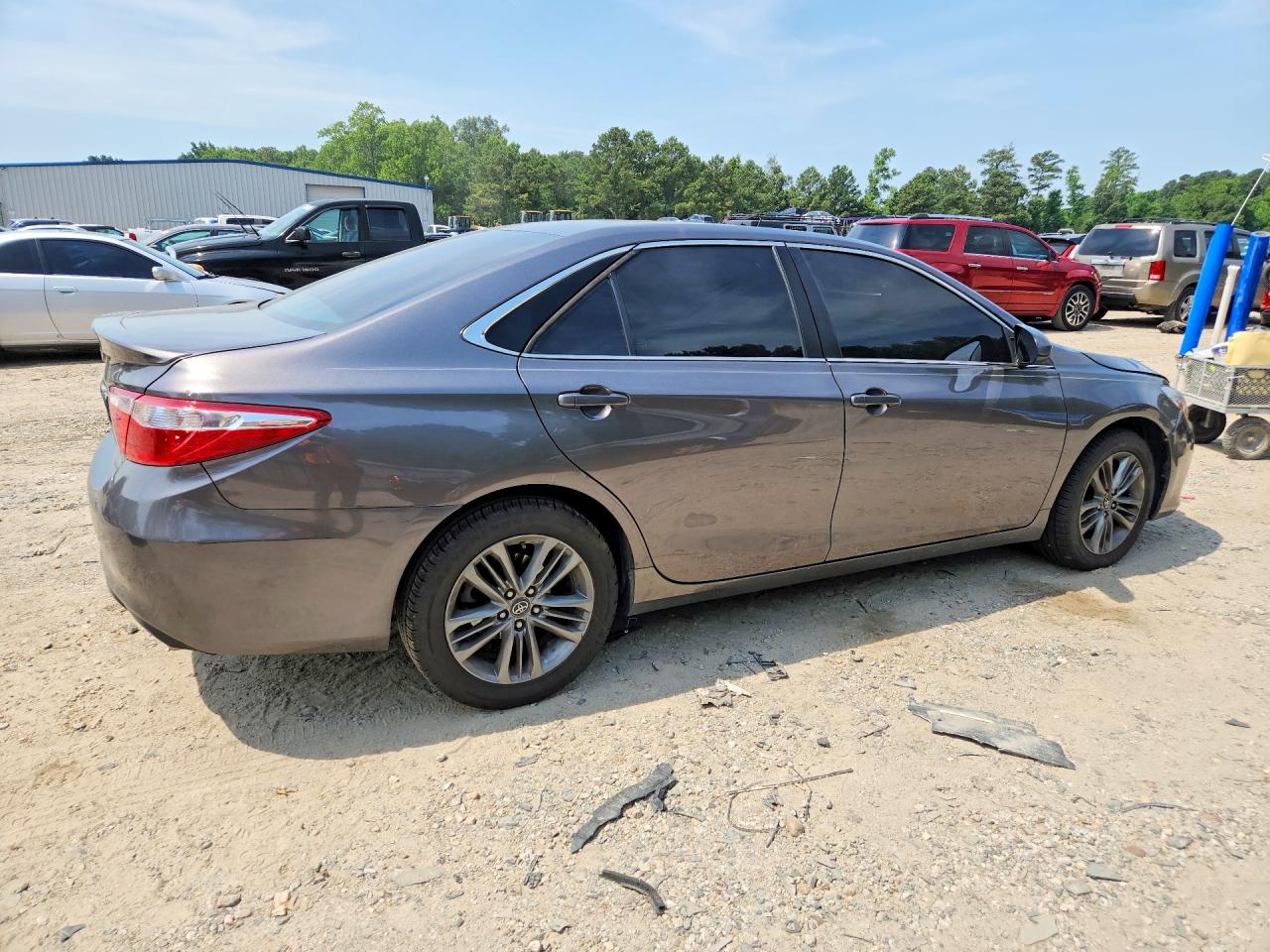 2017 Toyota Camry Se Серый vin: 4T1BF1FK5HU803487