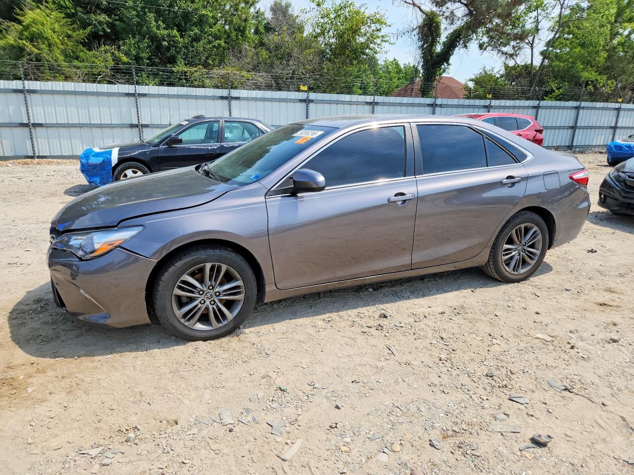 2017 Toyota Camry Se Gray vin: 4T1BF1FK5HU803487