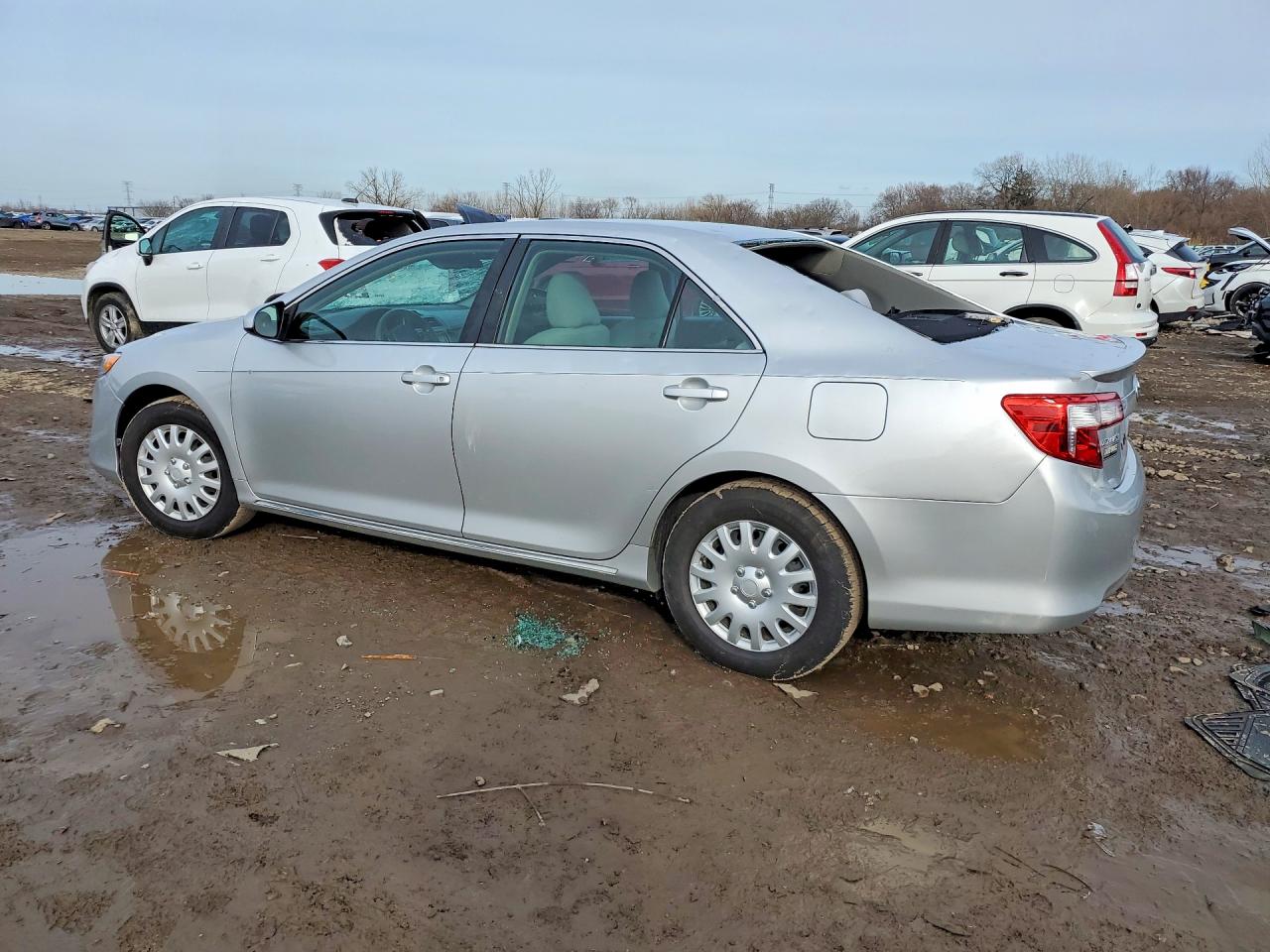 2012 Toyota Camry Le Silver vin: 4T1BF1FK6CU006013
