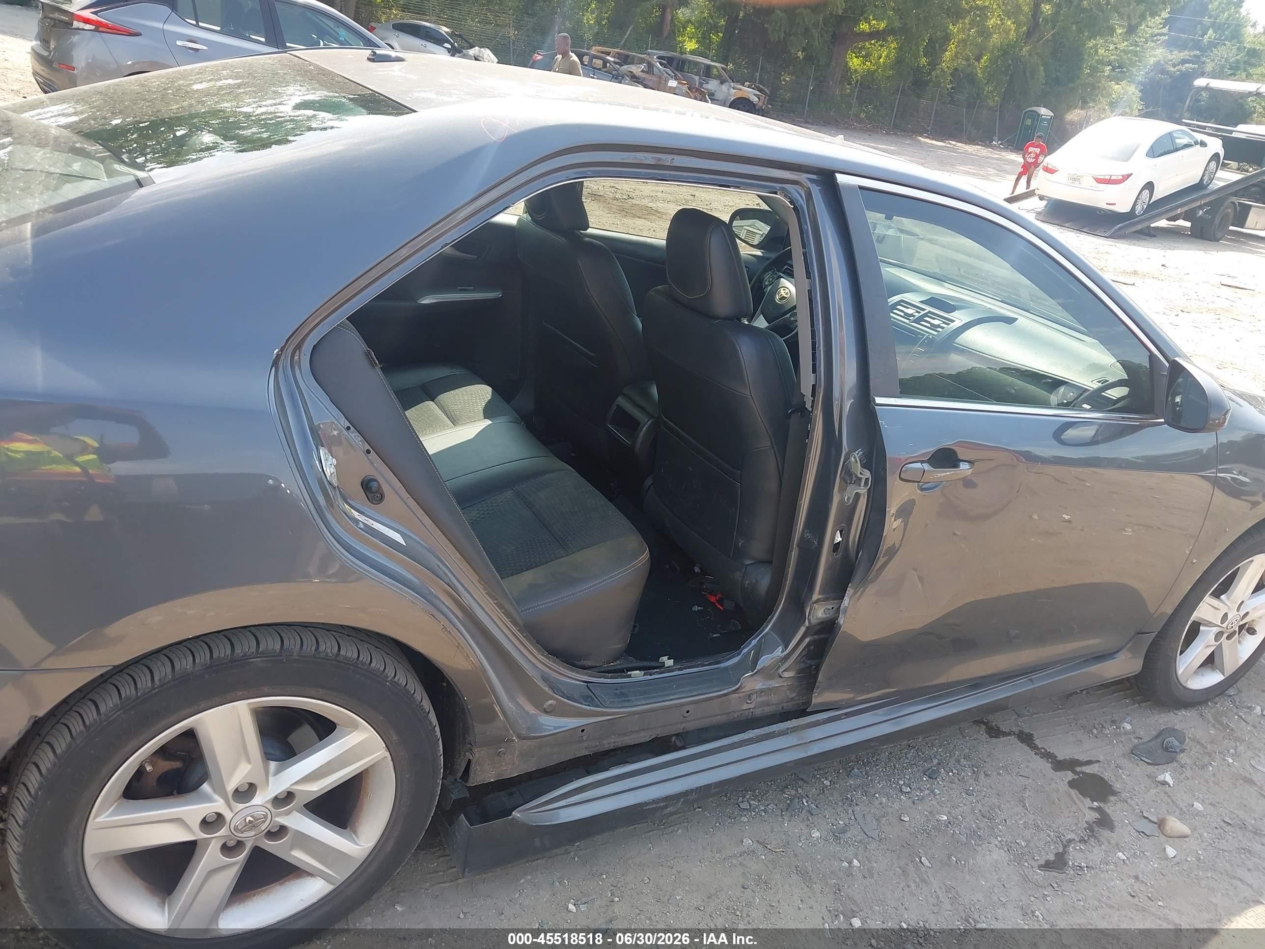 2012 Toyota Camry Se Gray vin: 4T1BF1FK6CU010188