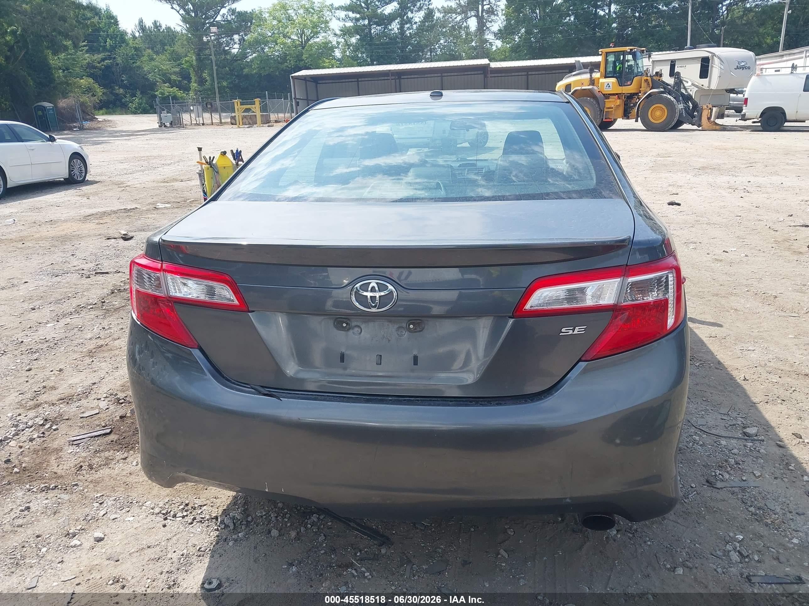 2012 Toyota Camry Se Gray vin: 4T1BF1FK6CU010188
