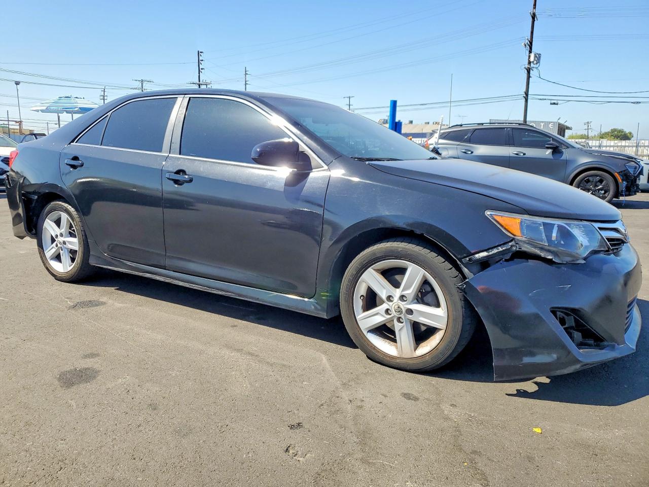 2012 Toyota Camry Se Black vin: 4T1BF1FK6CU014998