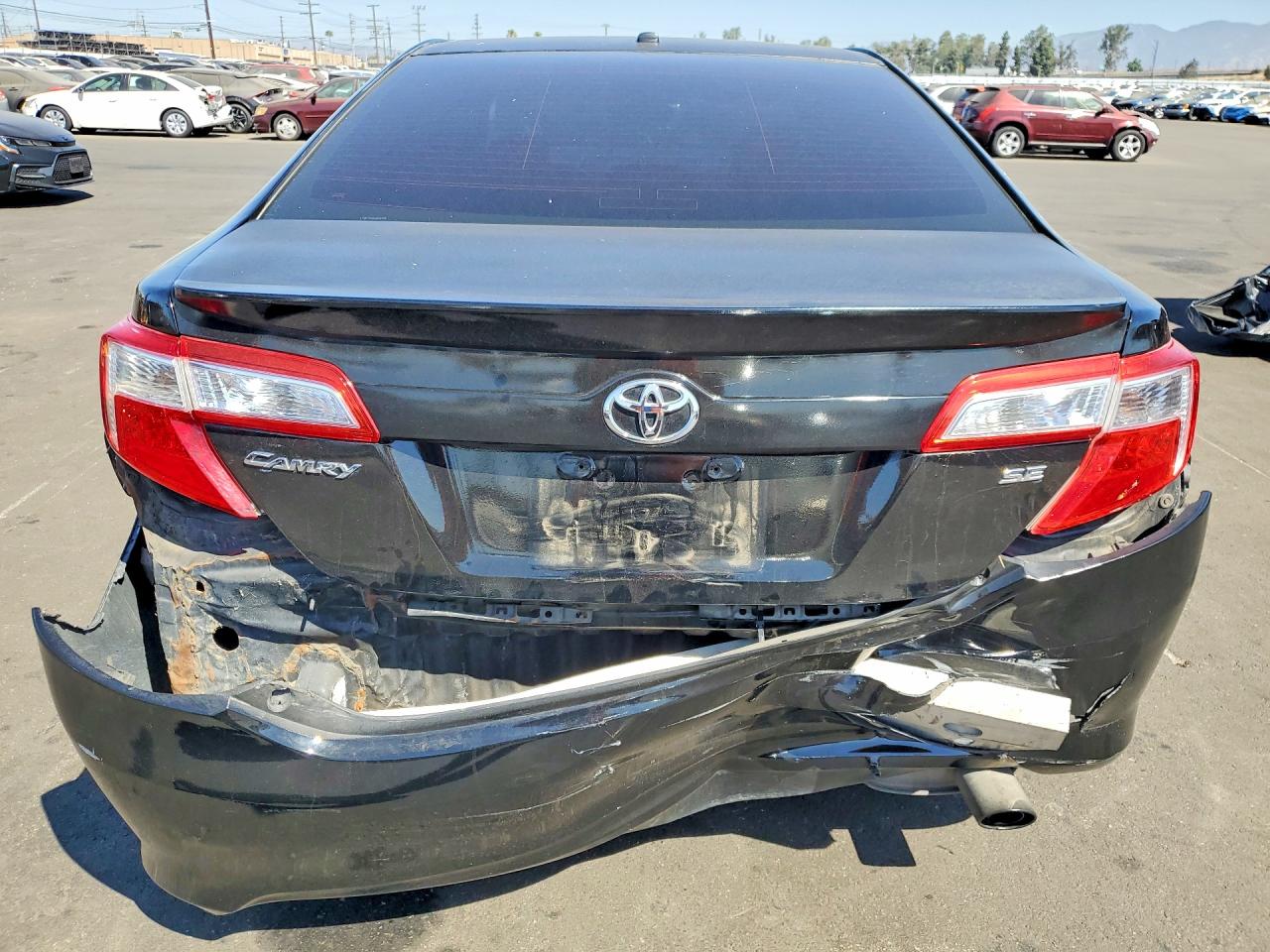 2012 Toyota Camry Se Black vin: 4T1BF1FK6CU014998