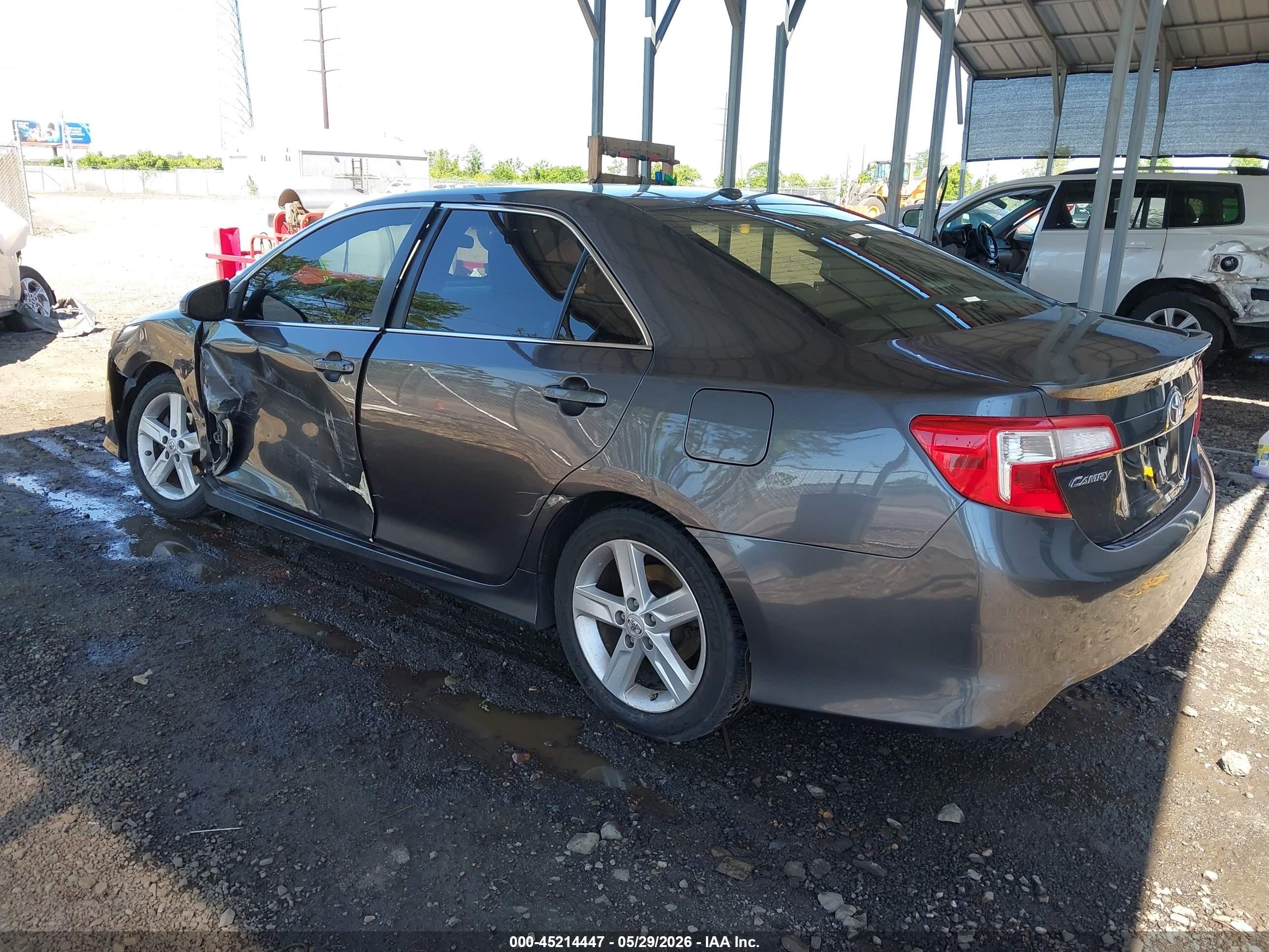 2012 Toyota Camry Se Серый vin: 4T1BF1FK6CU017142