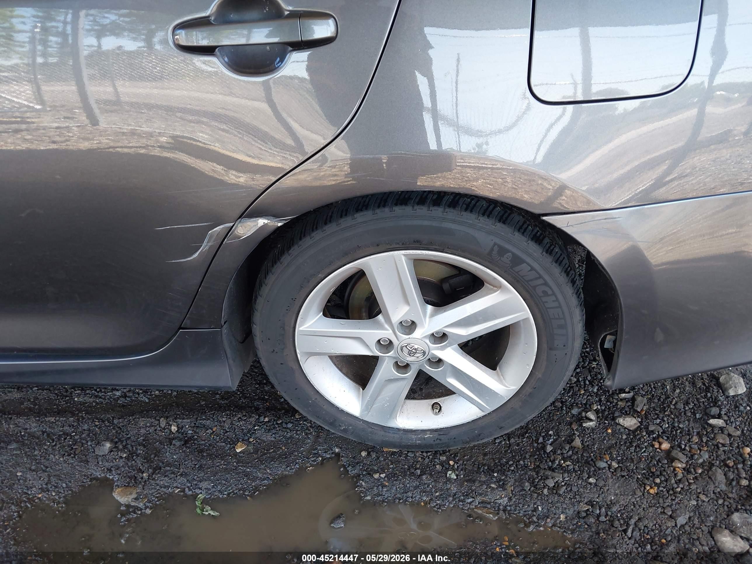 2012 Toyota Camry Se Серый vin: 4T1BF1FK6CU017142