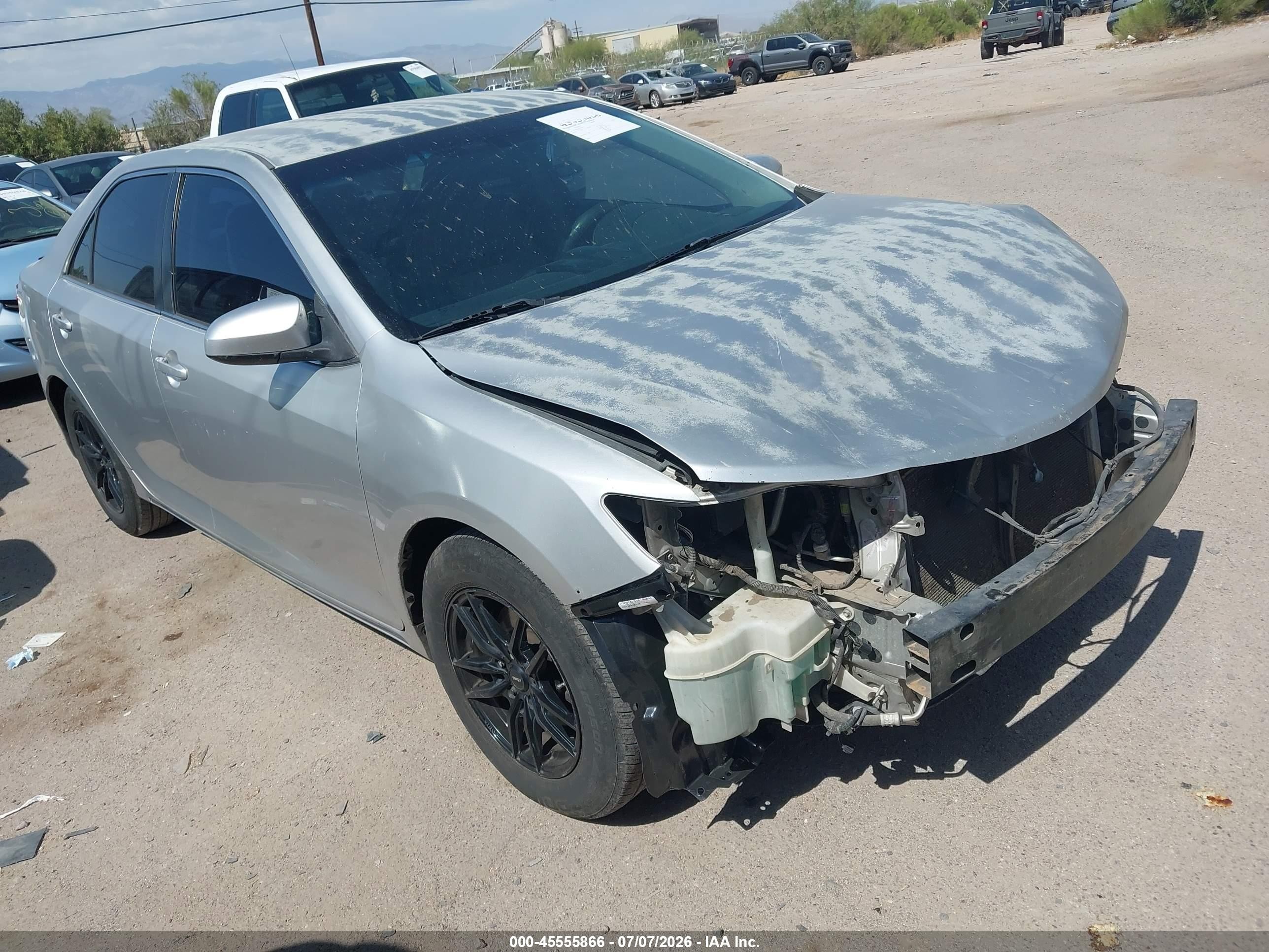 2012 Toyota Camry Le Silver vin: 4T1BF1FK6CU028237
