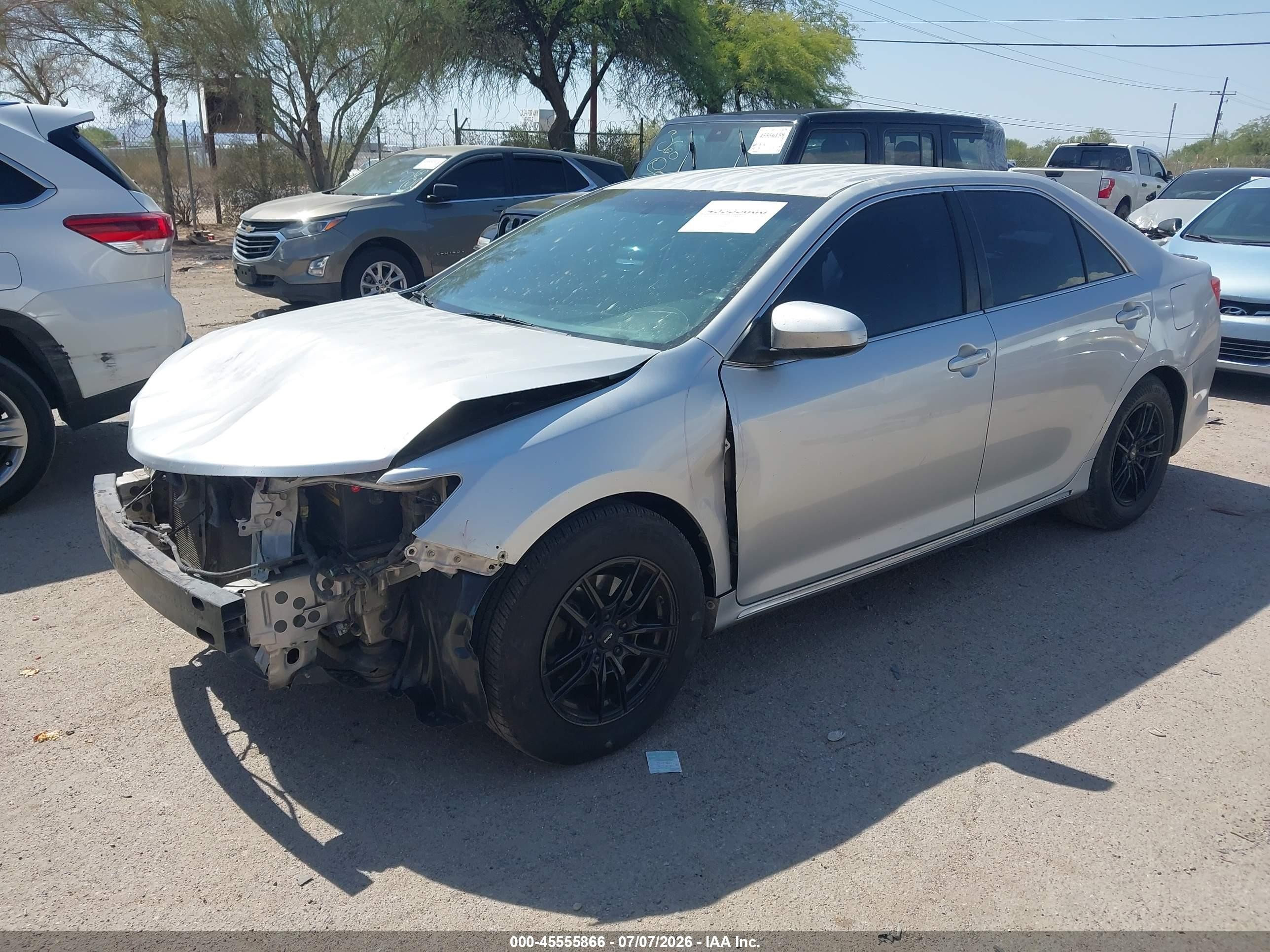 2012 Toyota Camry Le Silver vin: 4T1BF1FK6CU028237