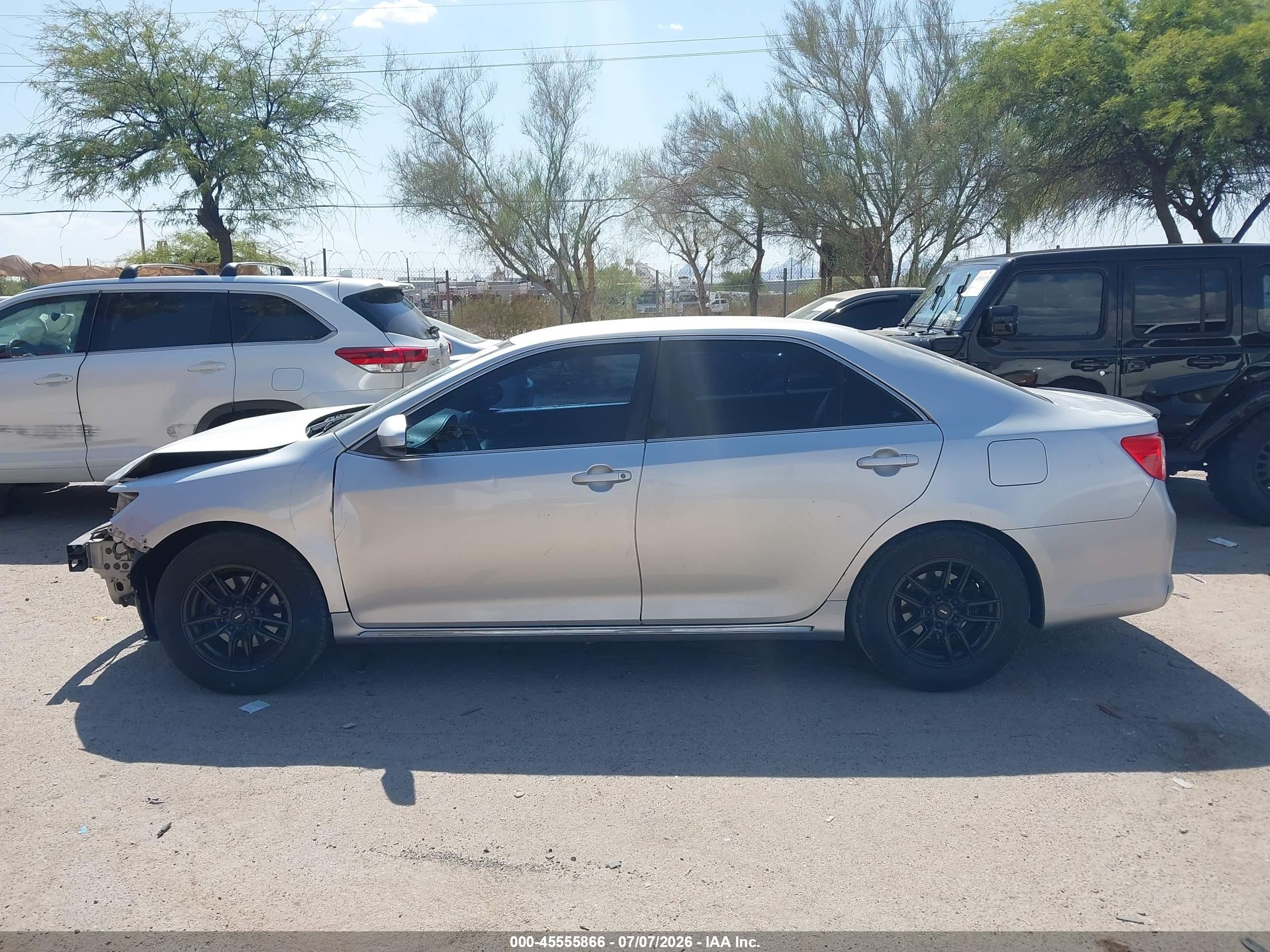 2012 Toyota Camry Le Silver vin: 4T1BF1FK6CU028237