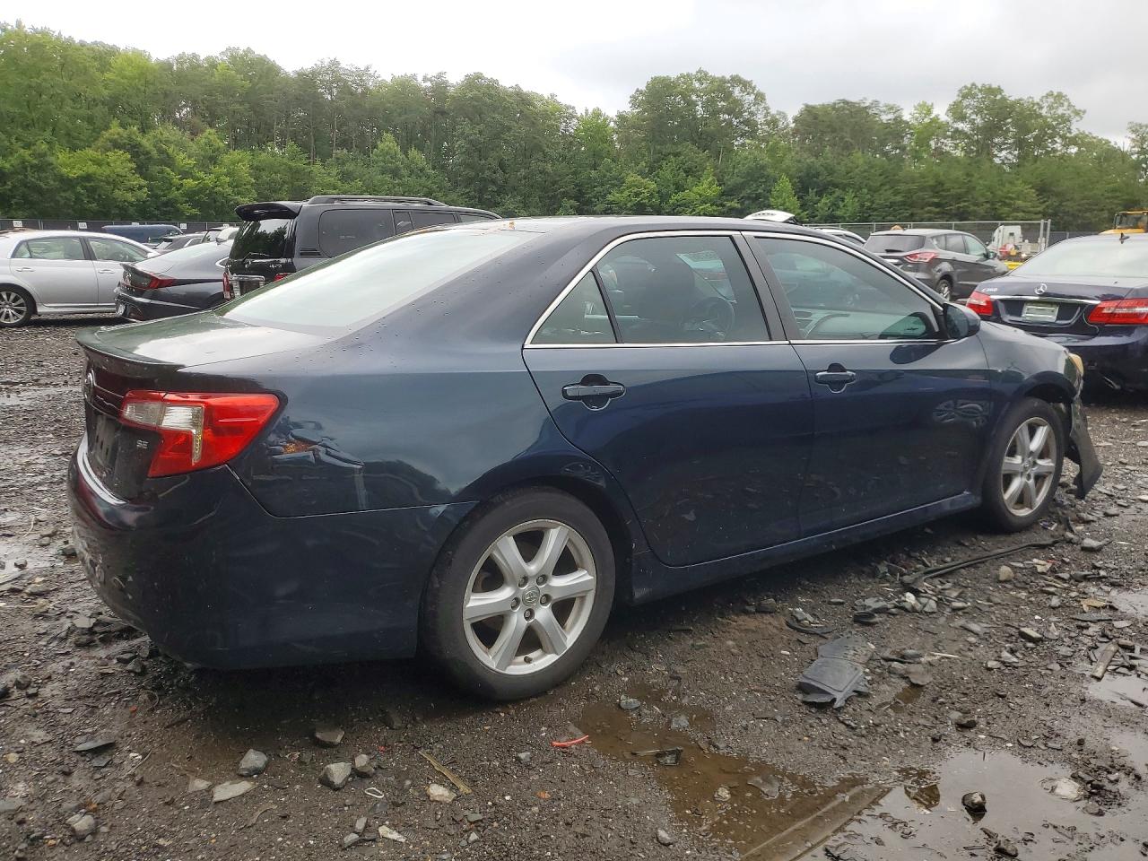 2012 Toyota Camry Se Черный vin: 4T1BF1FK6CU034197
