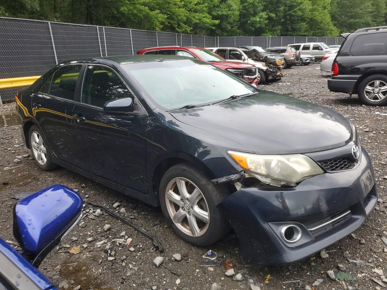 2012 Toyota Camry Se Черный vin: 4T1BF1FK6CU034197
