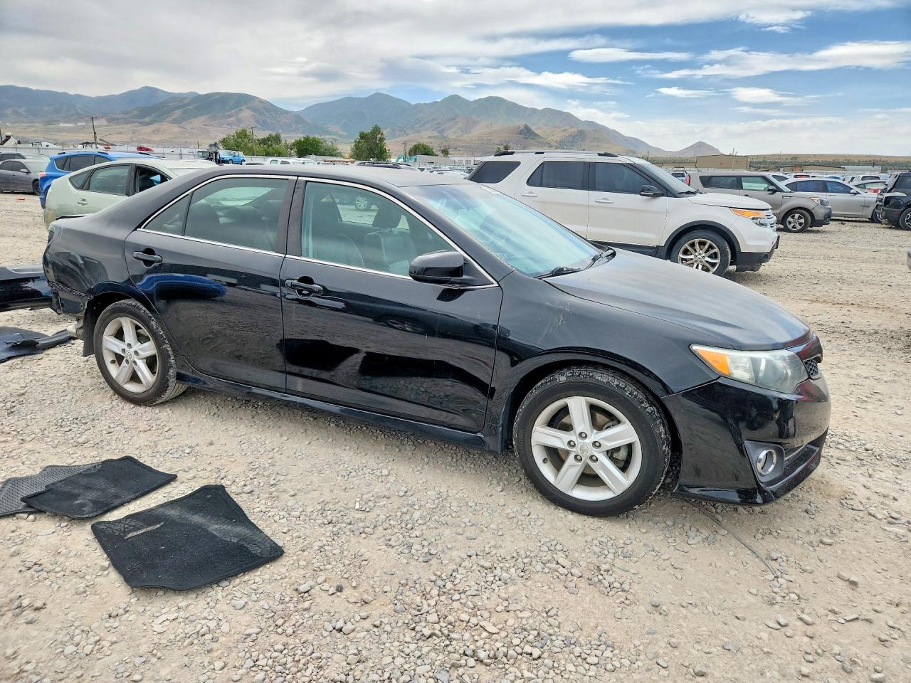 2012 Toyota Camry Se Black vin: 4T1BF1FK6CU043336