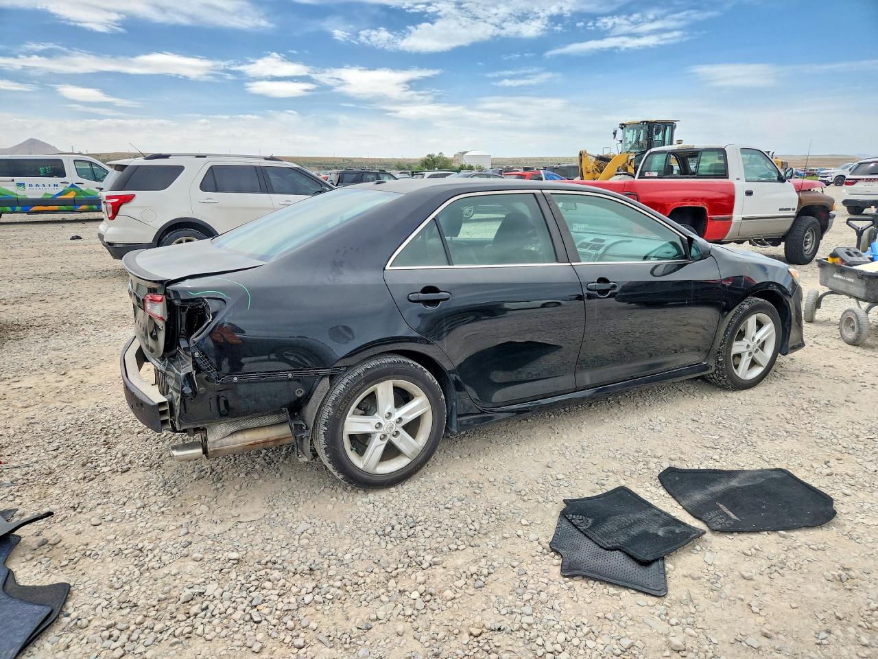 2012 Toyota Camry Se Black vin: 4T1BF1FK6CU043336