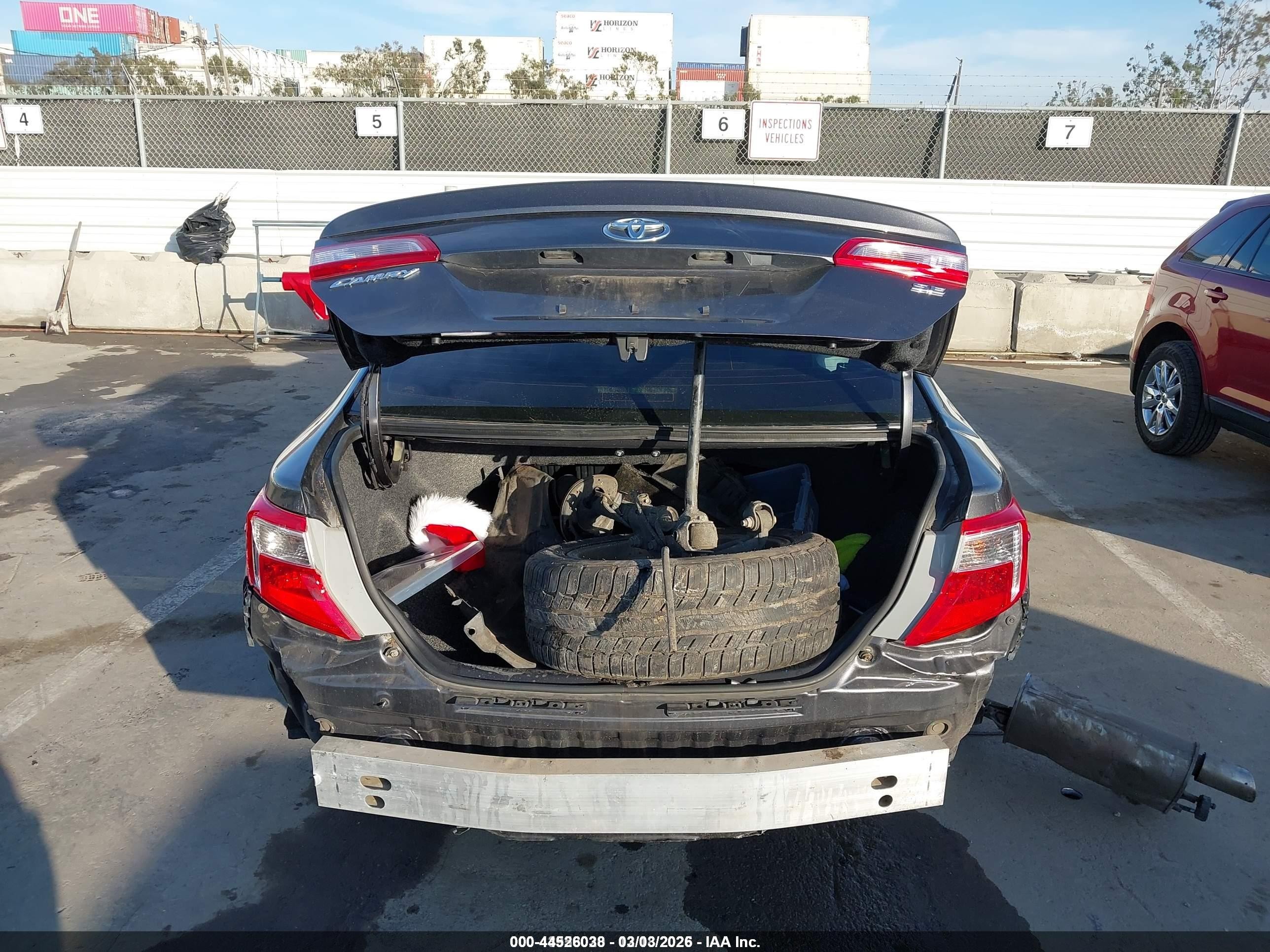 2012 Toyota Camry Se Gray vin: 4T1BF1FK6CU045913