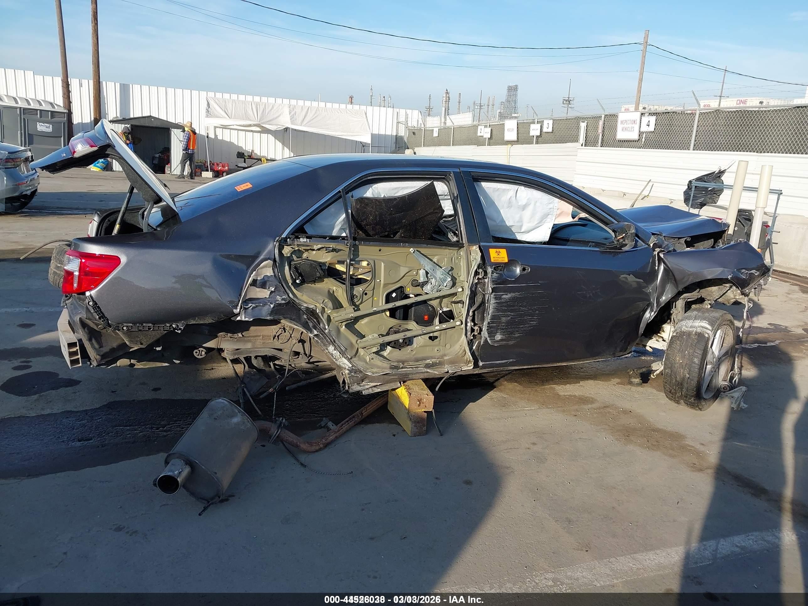 2012 Toyota Camry Se Gray vin: 4T1BF1FK6CU045913