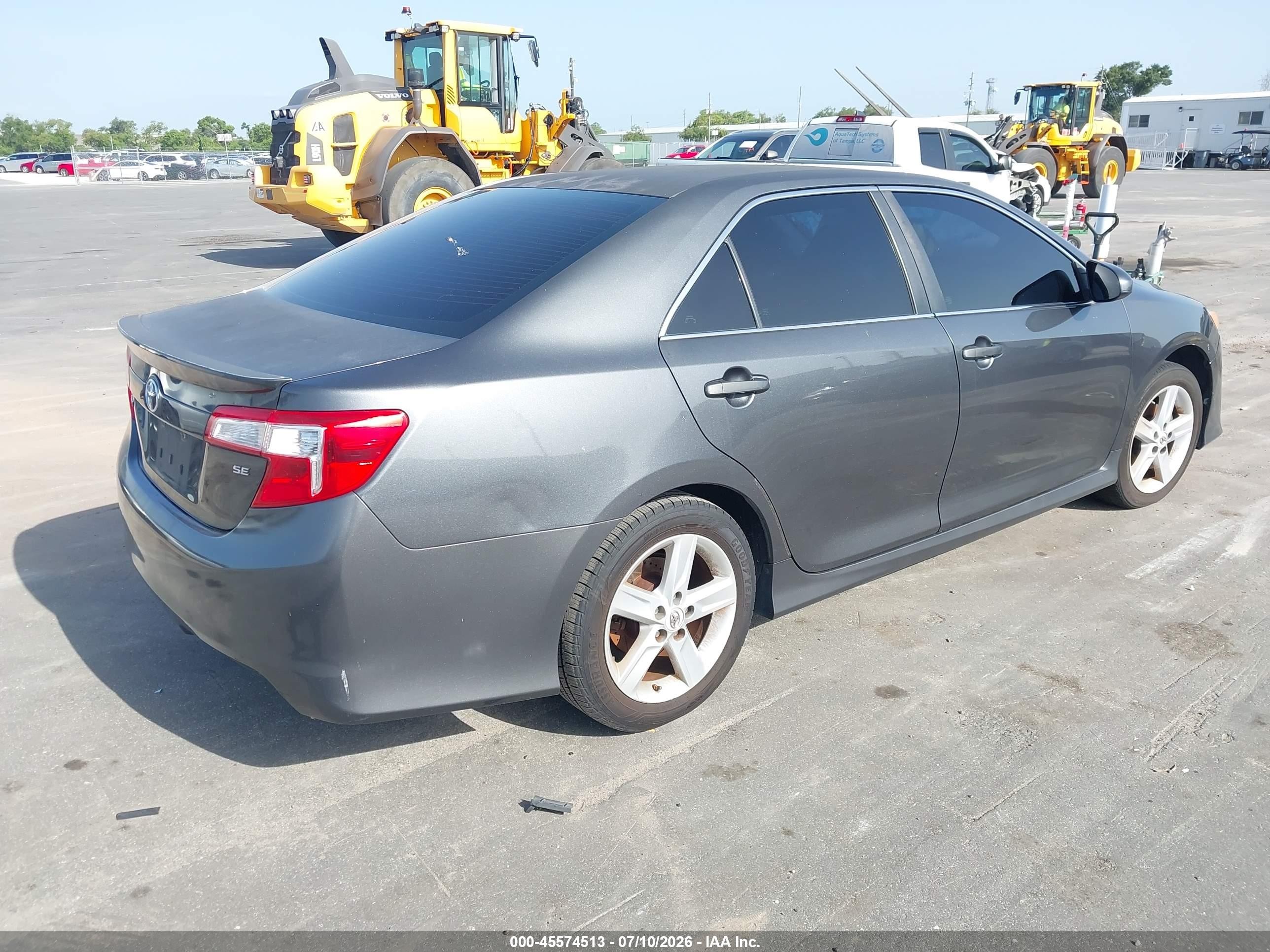 2012 Toyota Camry Se Gray vin: 4T1BF1FK6CU048438