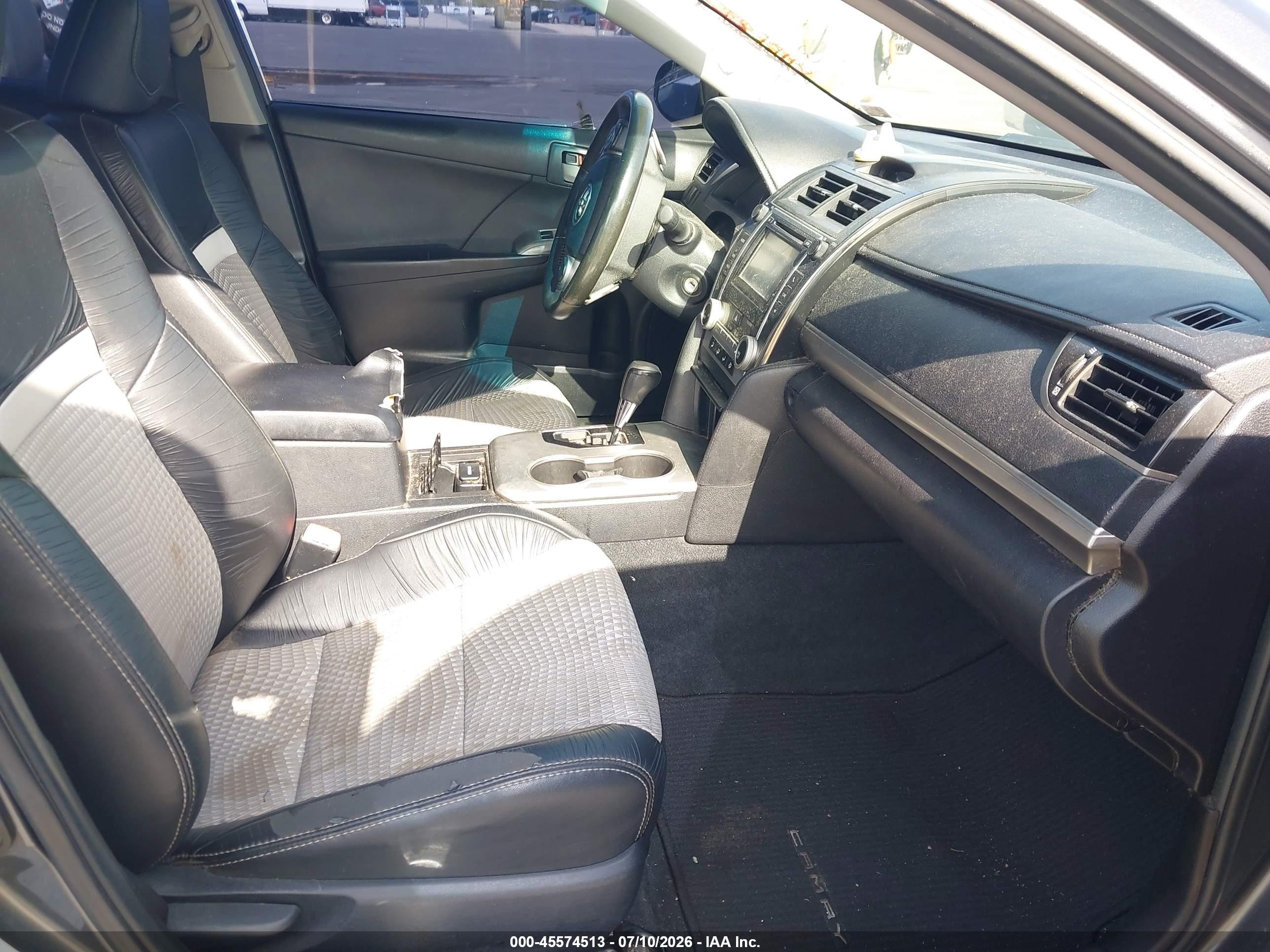 2012 Toyota Camry Se Gray vin: 4T1BF1FK6CU048438