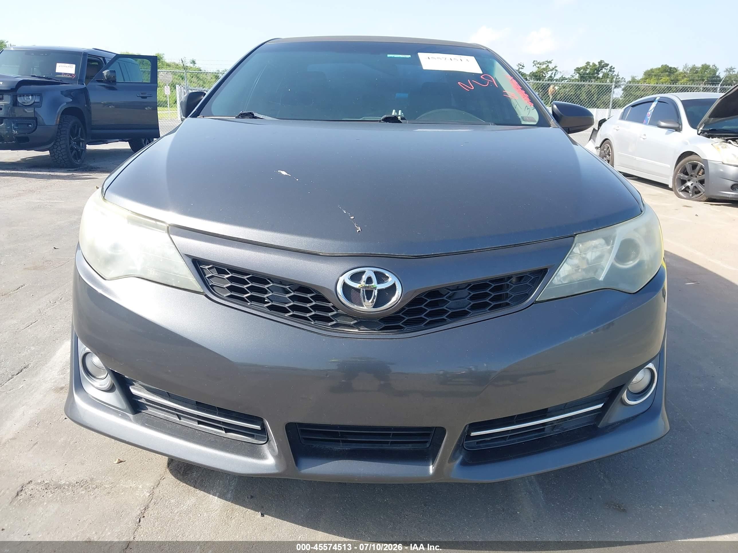 2012 Toyota Camry Se Gray vin: 4T1BF1FK6CU048438