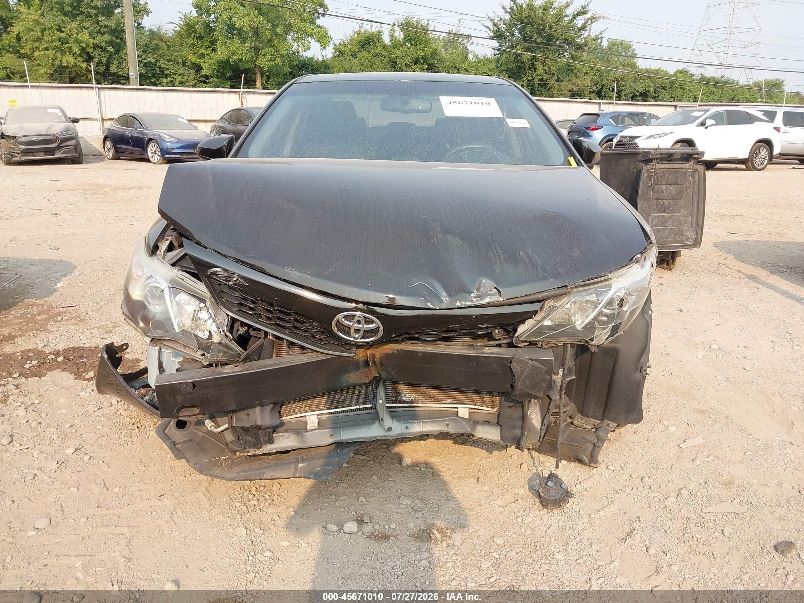 2012 Toyota Camry Se Черный vin: 4T1BF1FK6CU053655