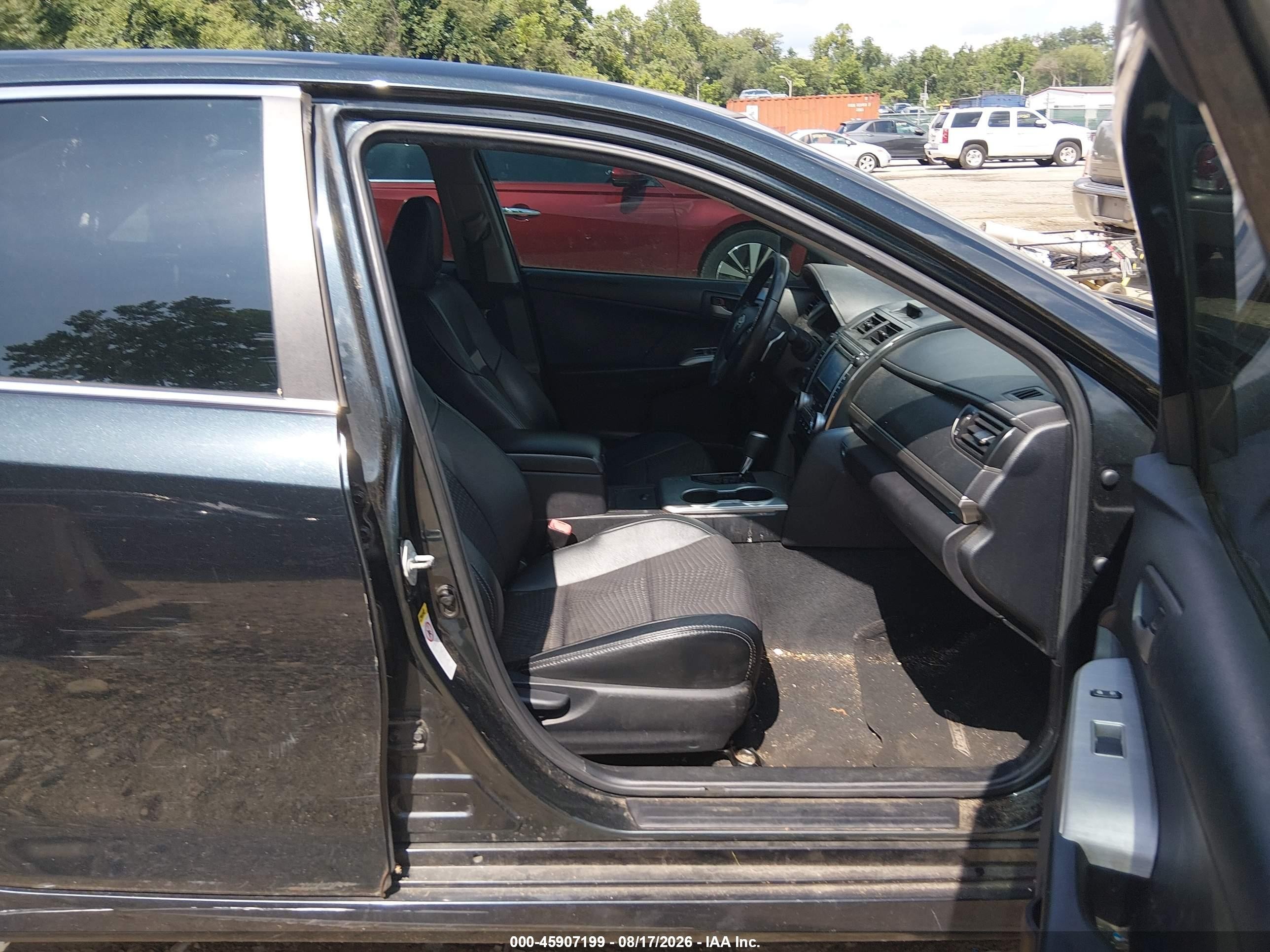 2012 Toyota Camry Se Black vin: 4T1BF1FK6CU055762