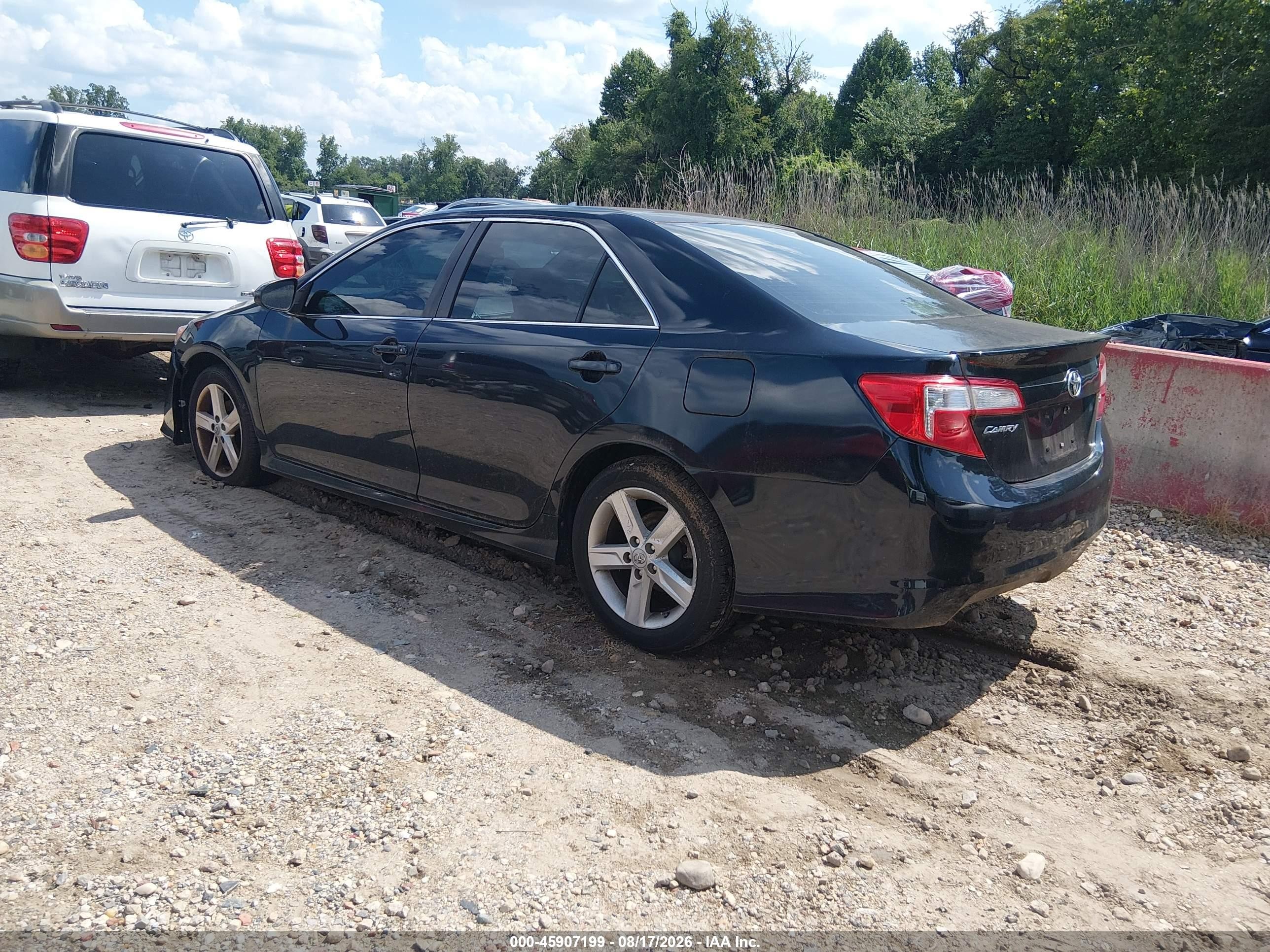 2012 Toyota Camry Se Black vin: 4T1BF1FK6CU055762
