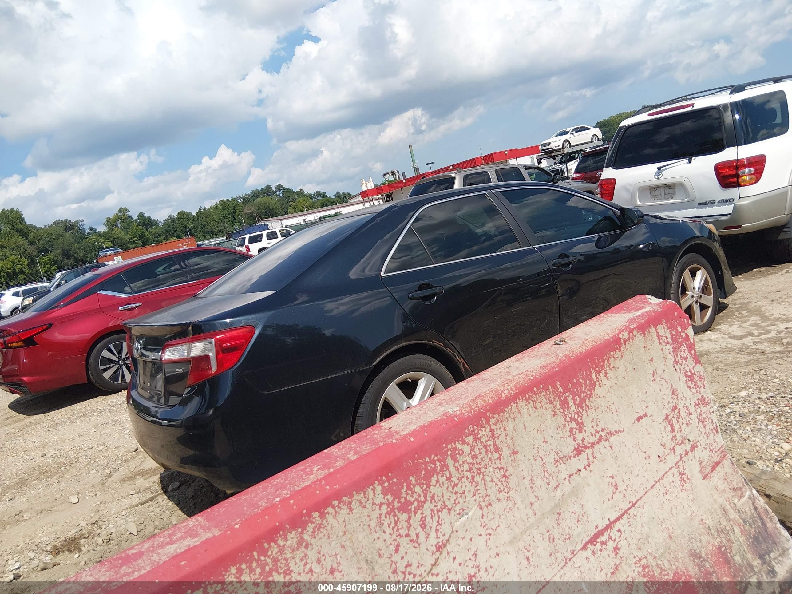 2012 Toyota Camry Se Black vin: 4T1BF1FK6CU055762
