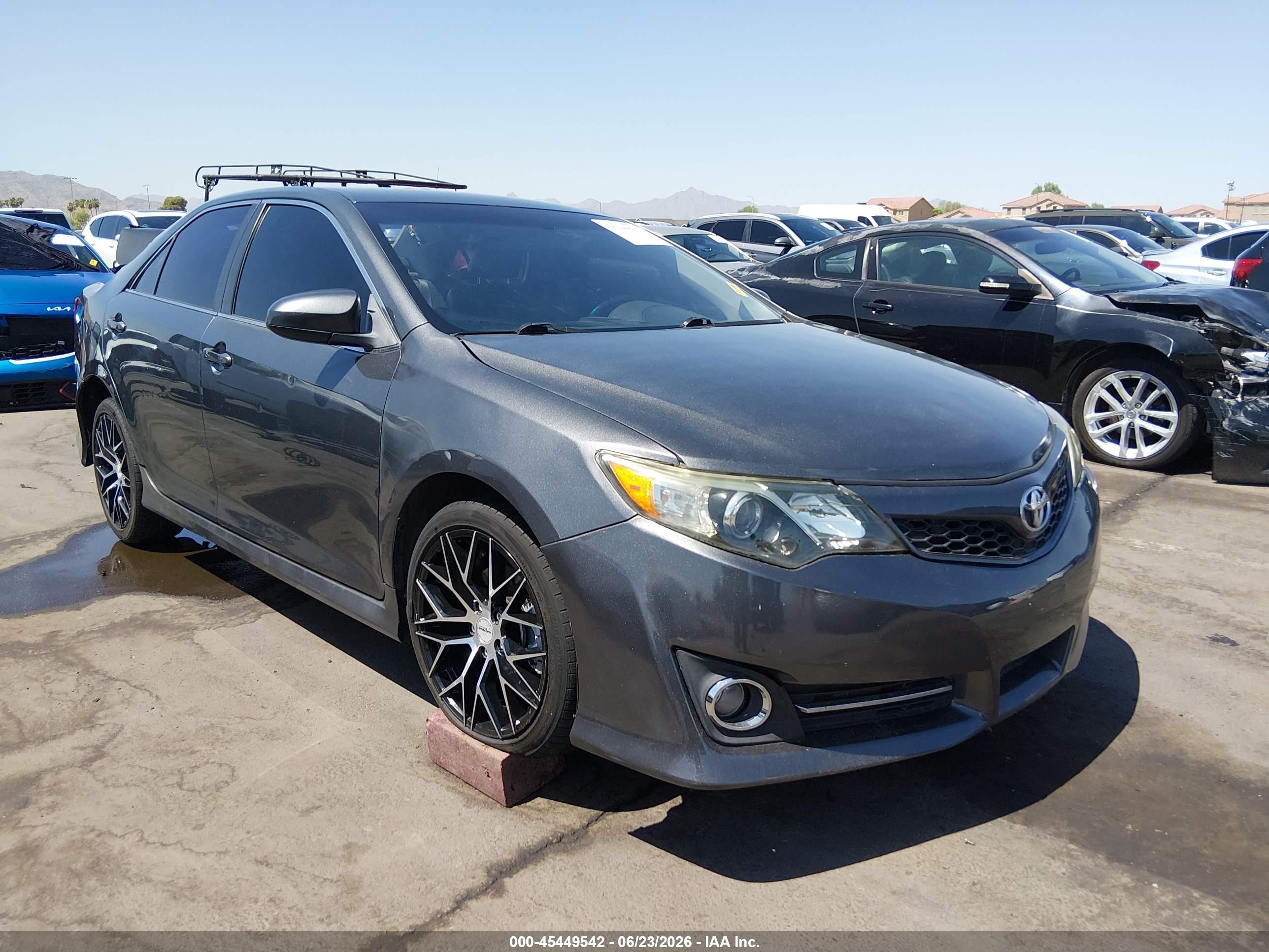 2012 Toyota Camry Se Gray vin: 4T1BF1FK6CU056362