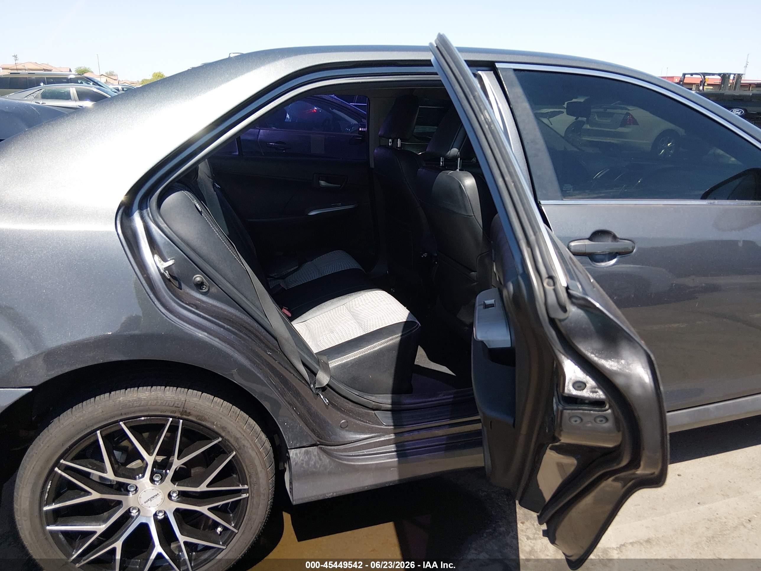 2012 Toyota Camry Se Gray vin: 4T1BF1FK6CU056362