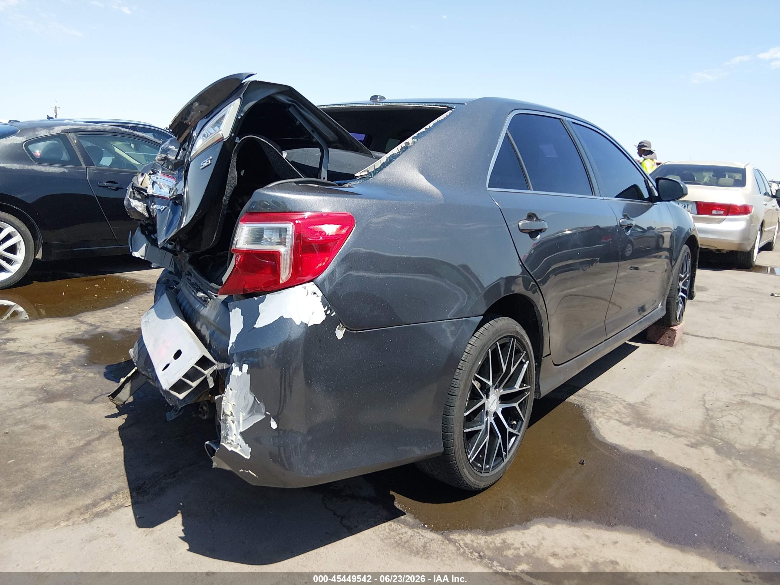 2012 Toyota Camry Se Gray vin: 4T1BF1FK6CU056362