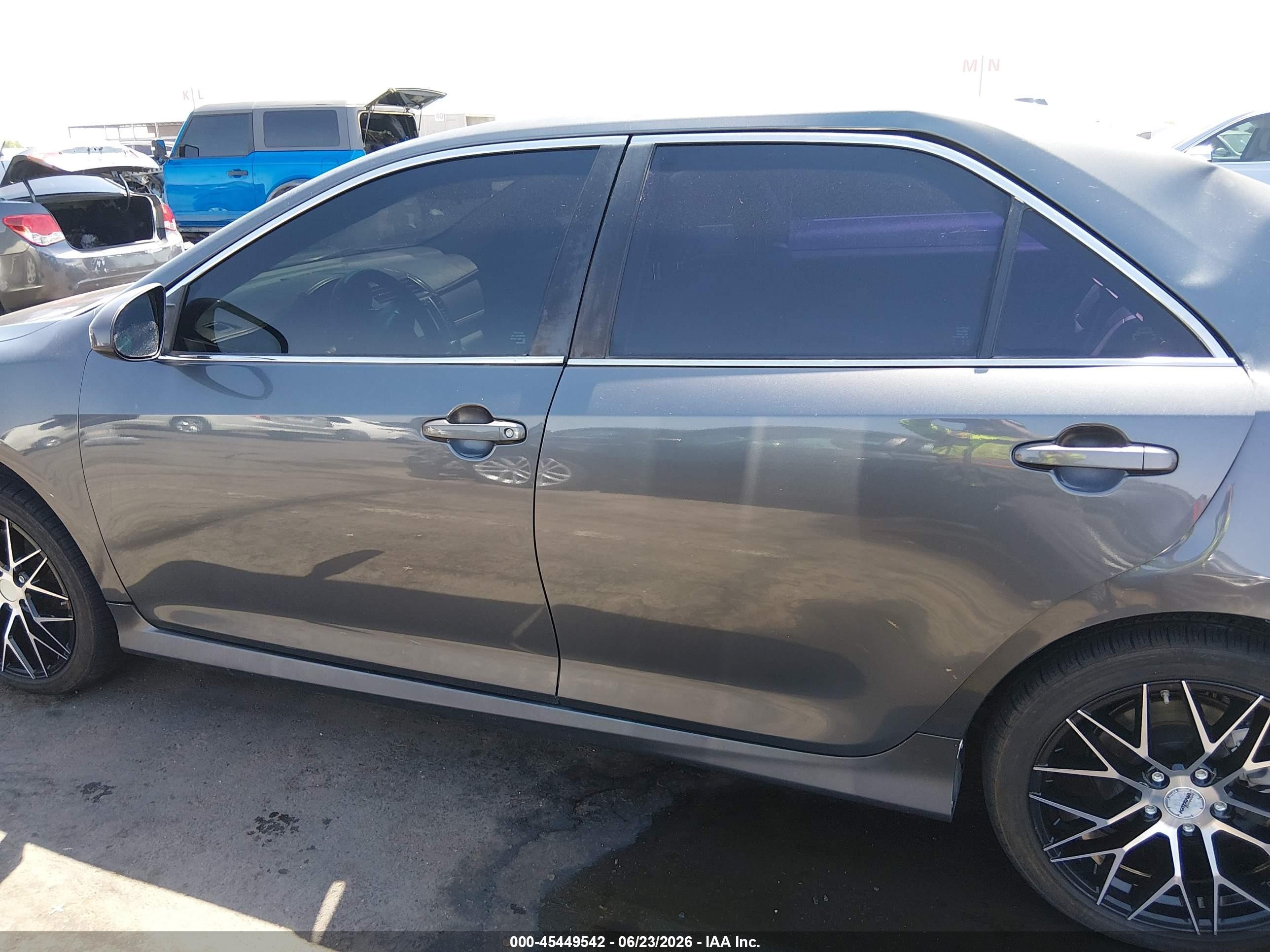2012 Toyota Camry Se Gray vin: 4T1BF1FK6CU056362
