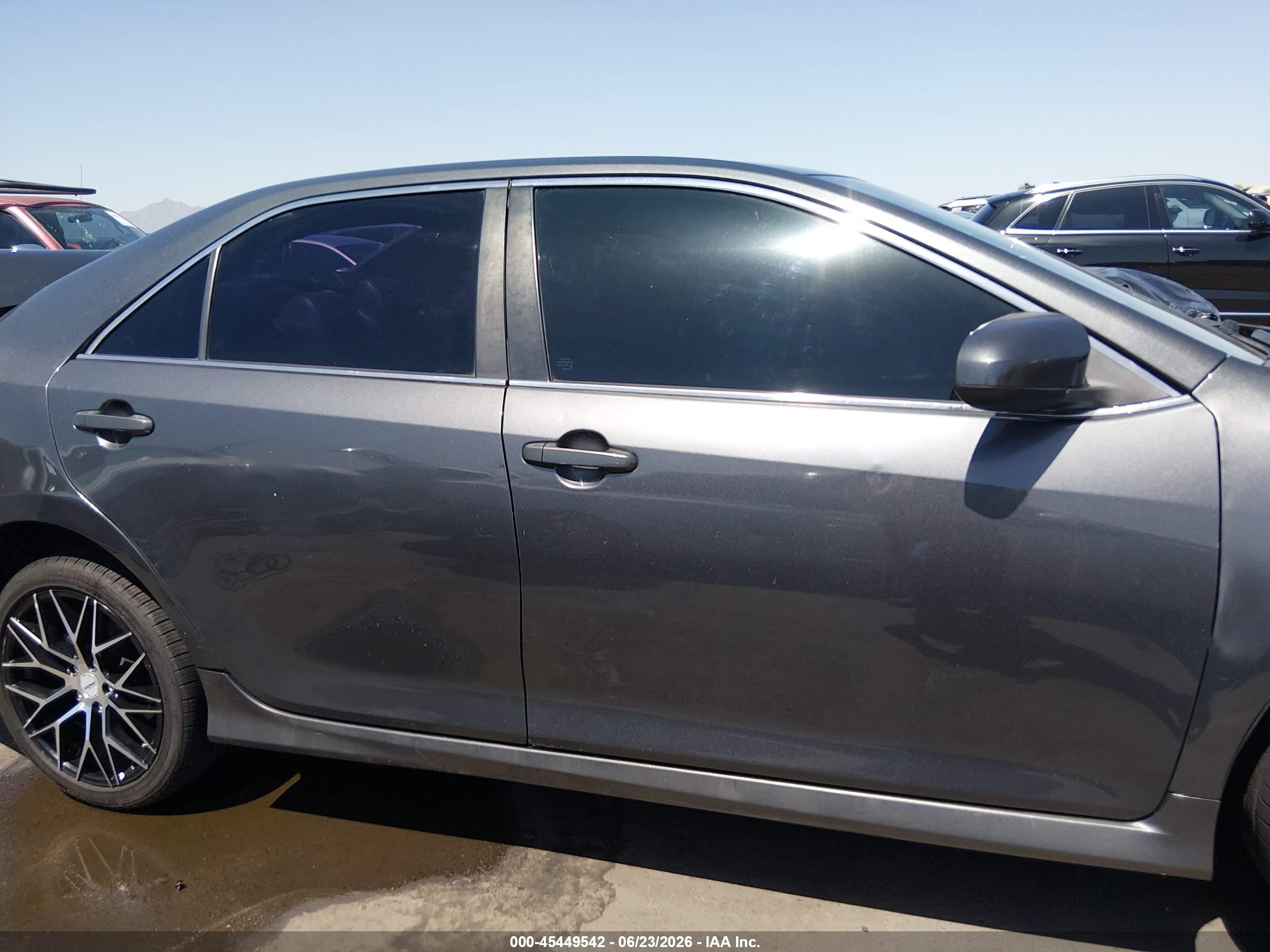 2012 Toyota Camry Se Gray vin: 4T1BF1FK6CU056362