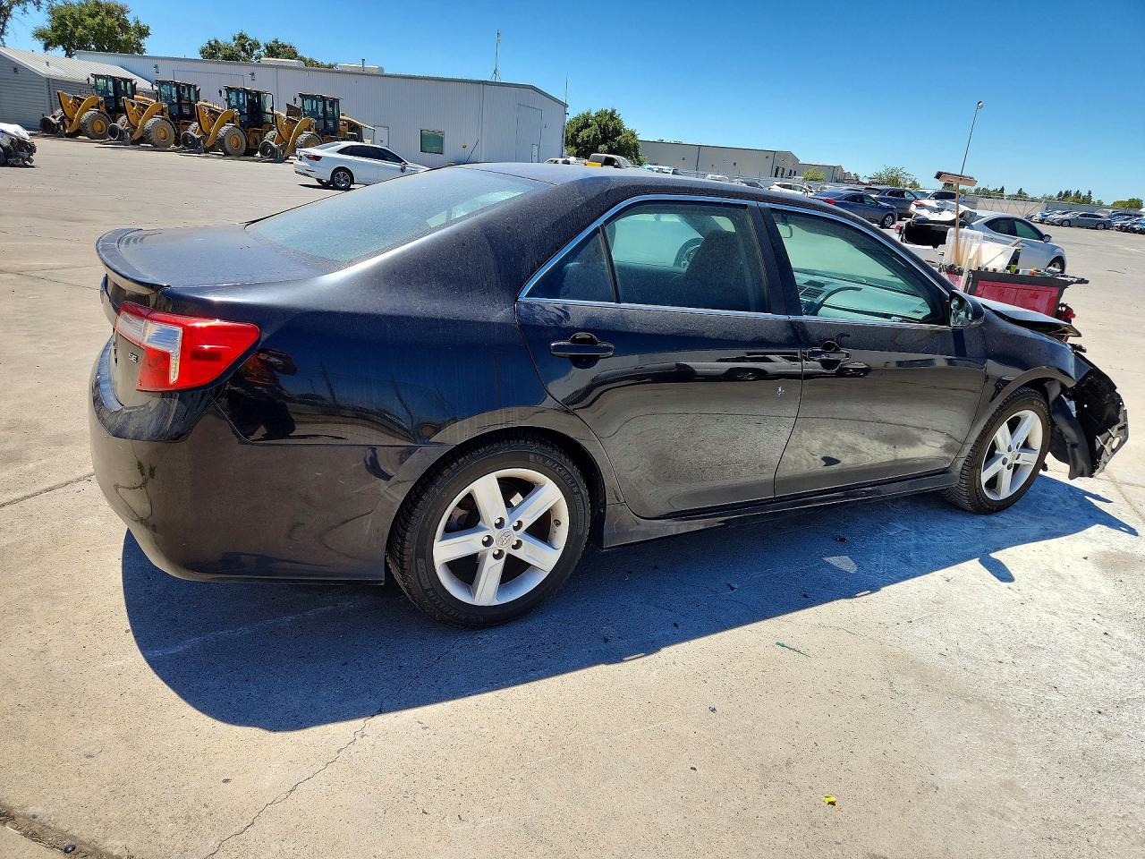 2012 Toyota Camry Se Black vin: 4T1BF1FK6CU068558