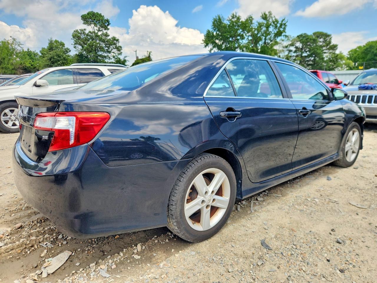 2012 Toyota Camry Se Black vin: 4T1BF1FK6CU073923