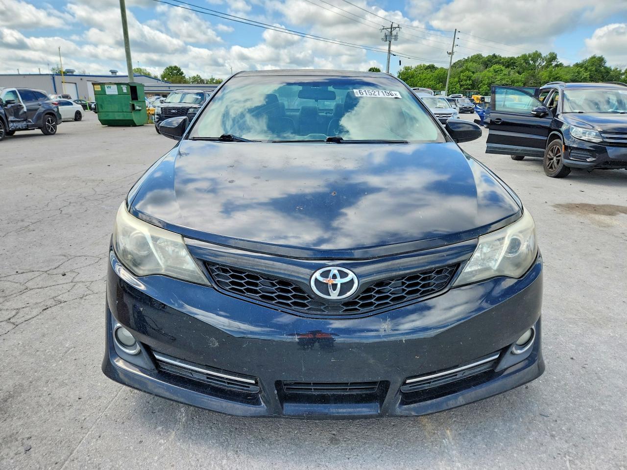 2012 Toyota Camry Se Black vin: 4T1BF1FK6CU074361