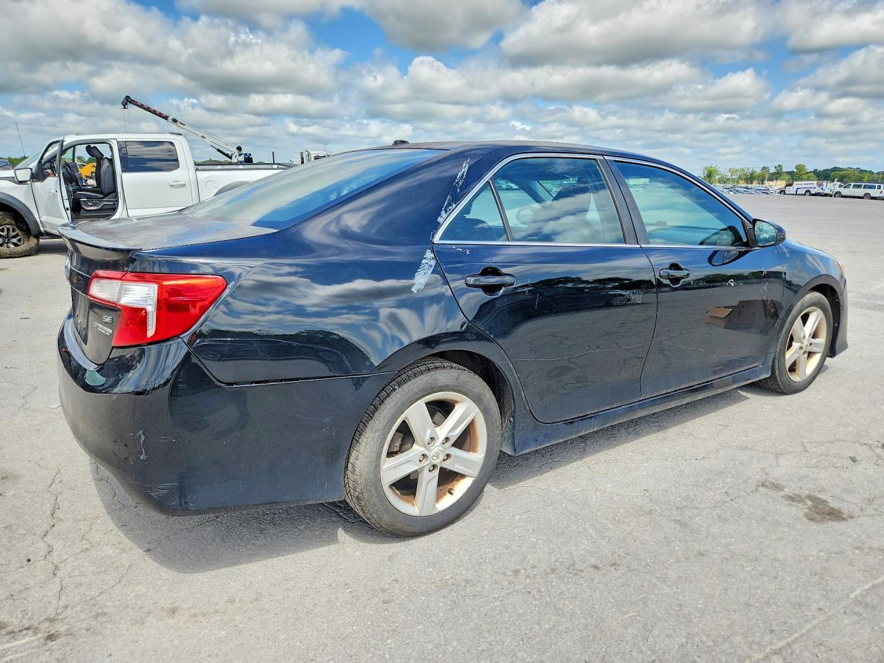 2012 Toyota Camry Se Black vin: 4T1BF1FK6CU074361