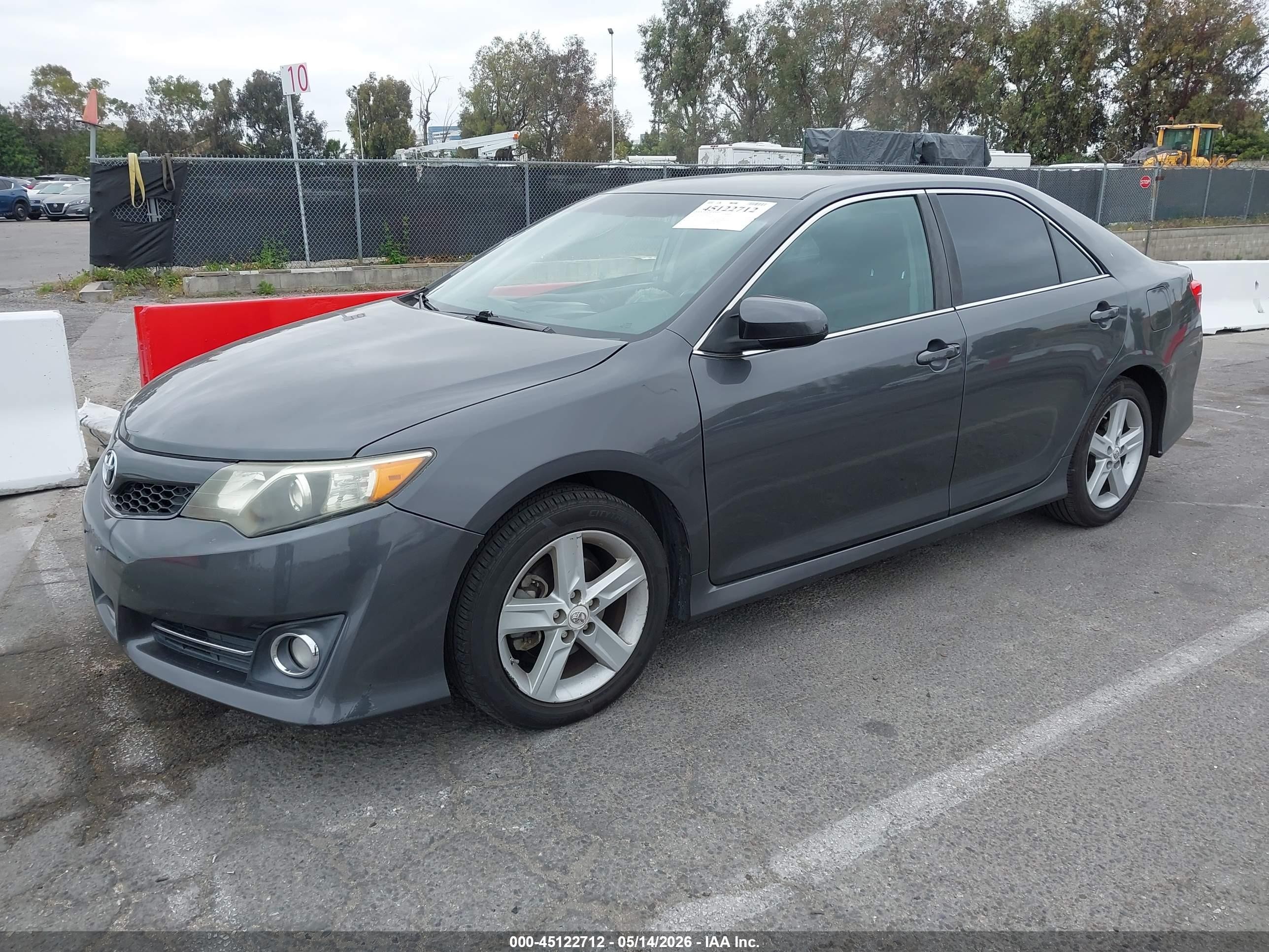 2012 Toyota Camry Se Gray vin: 4T1BF1FK6CU079060