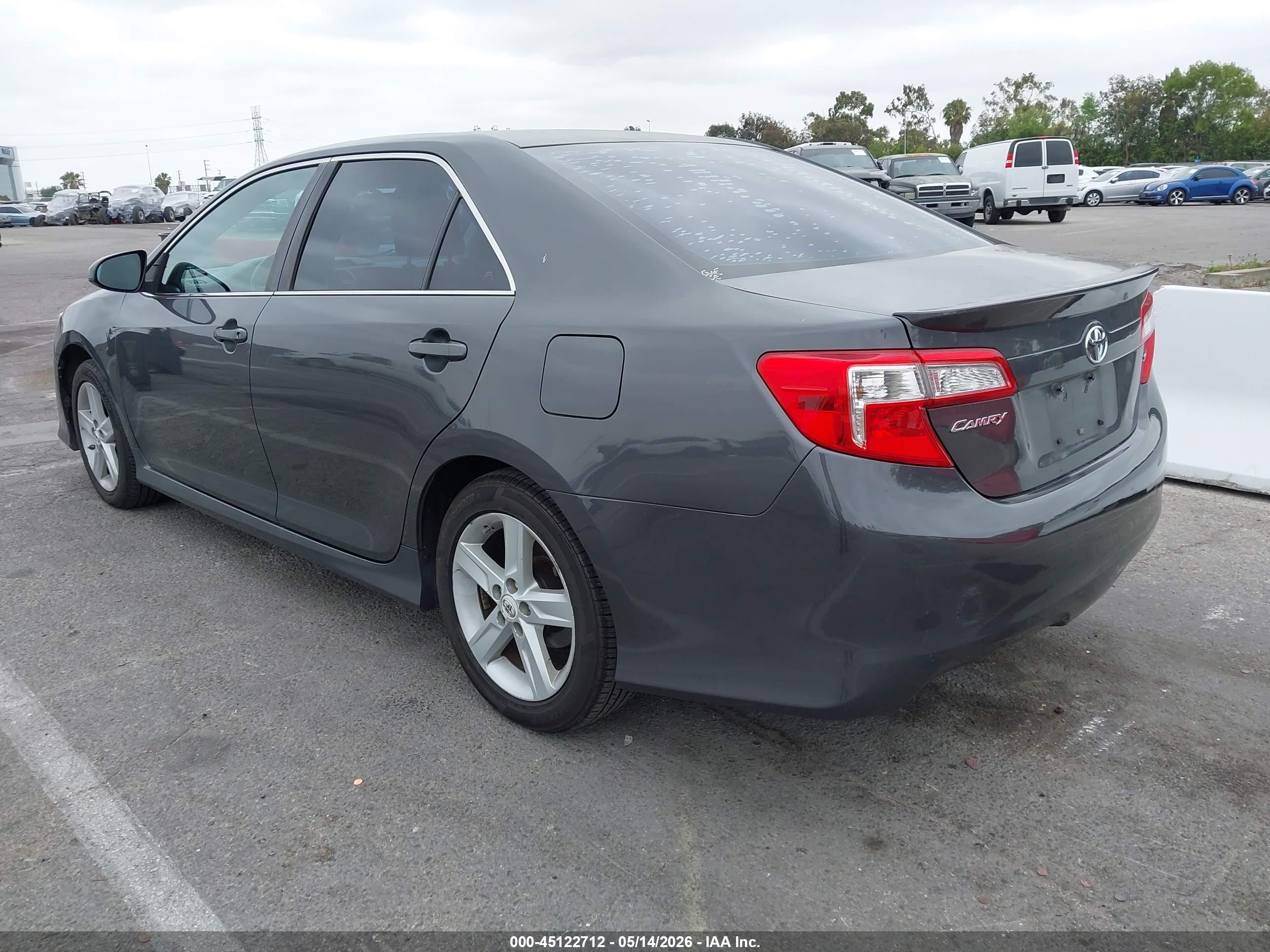 2012 Toyota Camry Se Gray vin: 4T1BF1FK6CU079060