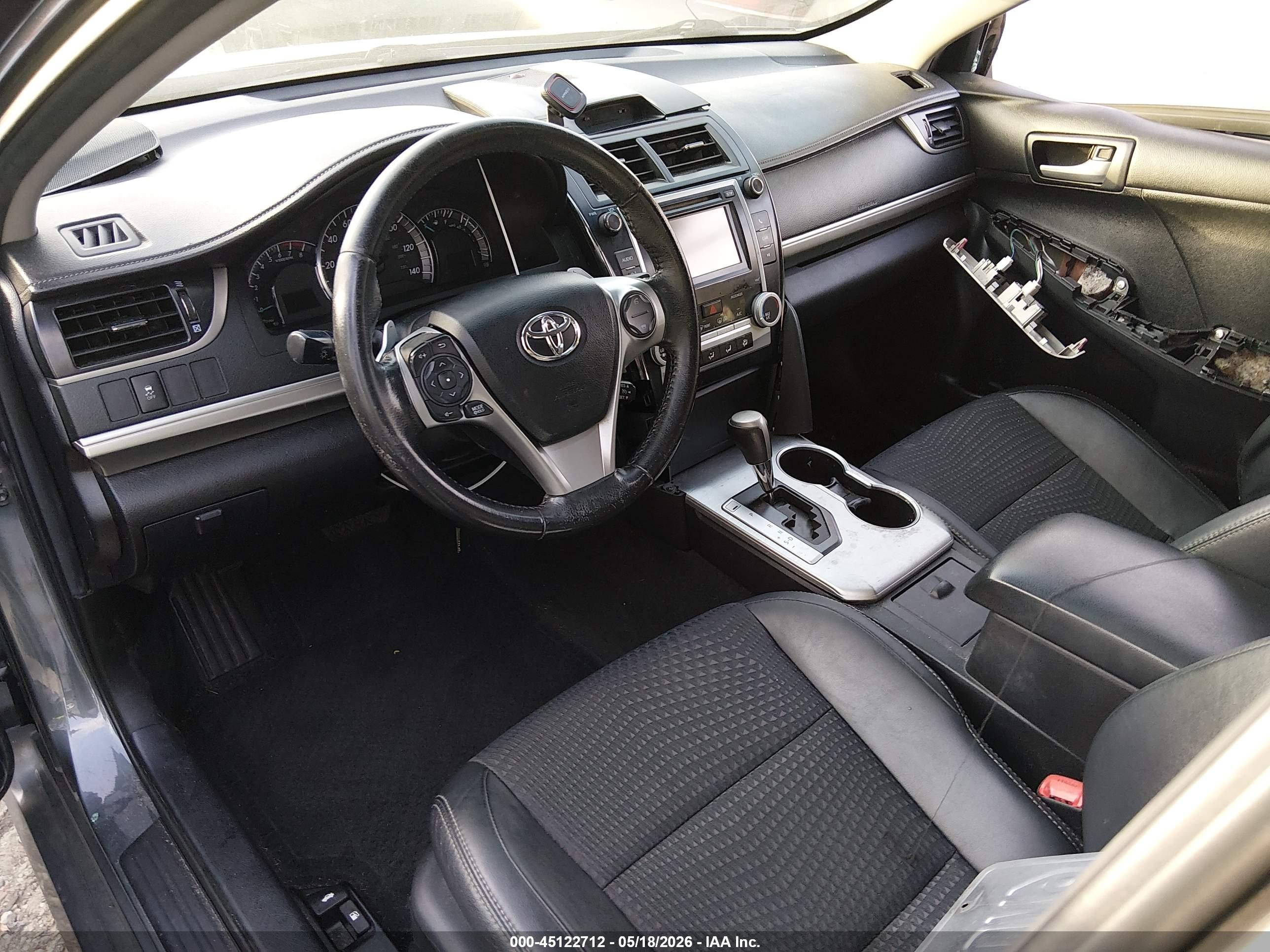 2012 Toyota Camry Se Gray vin: 4T1BF1FK6CU079060