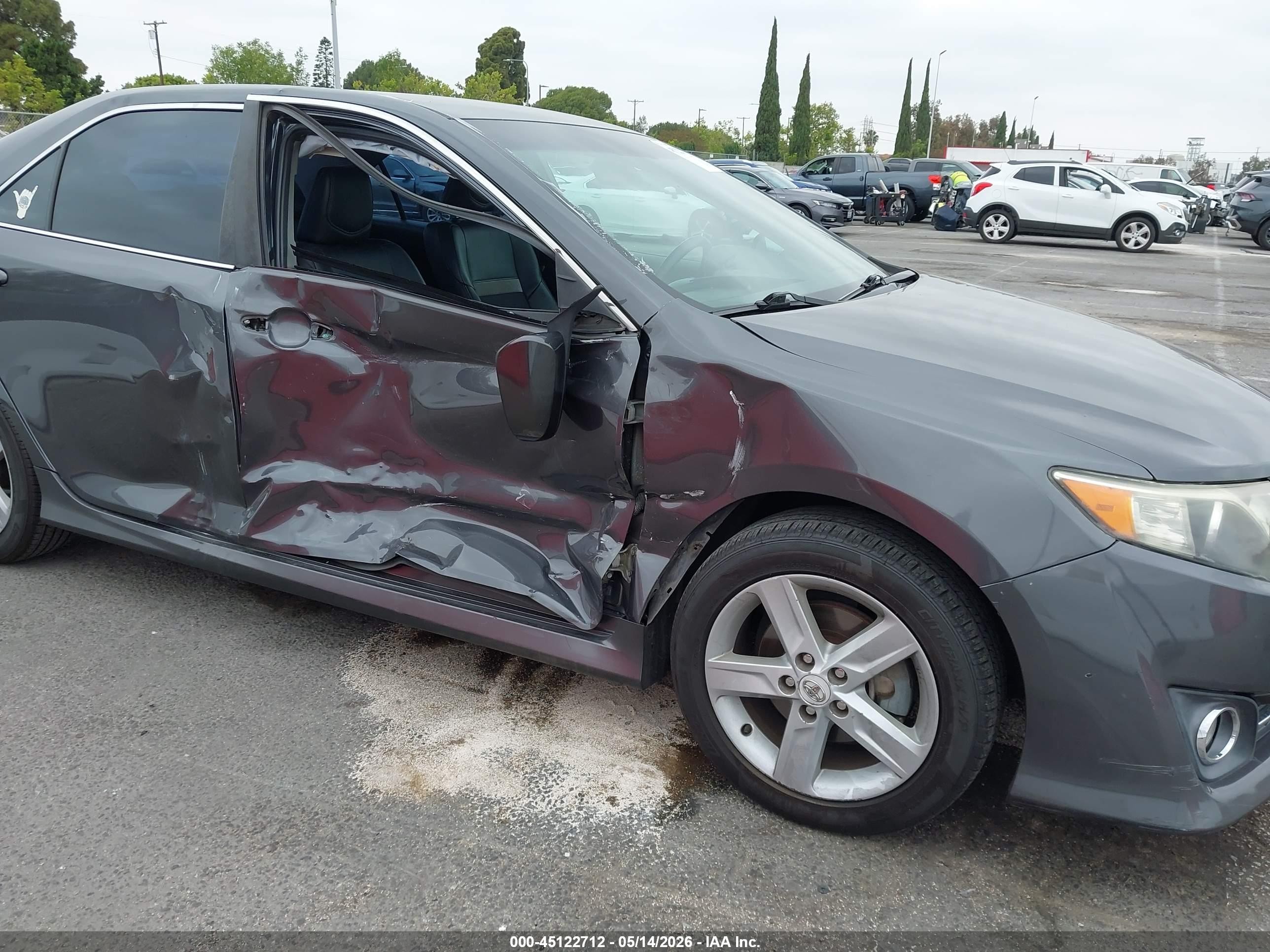 2012 Toyota Camry Se Gray vin: 4T1BF1FK6CU079060