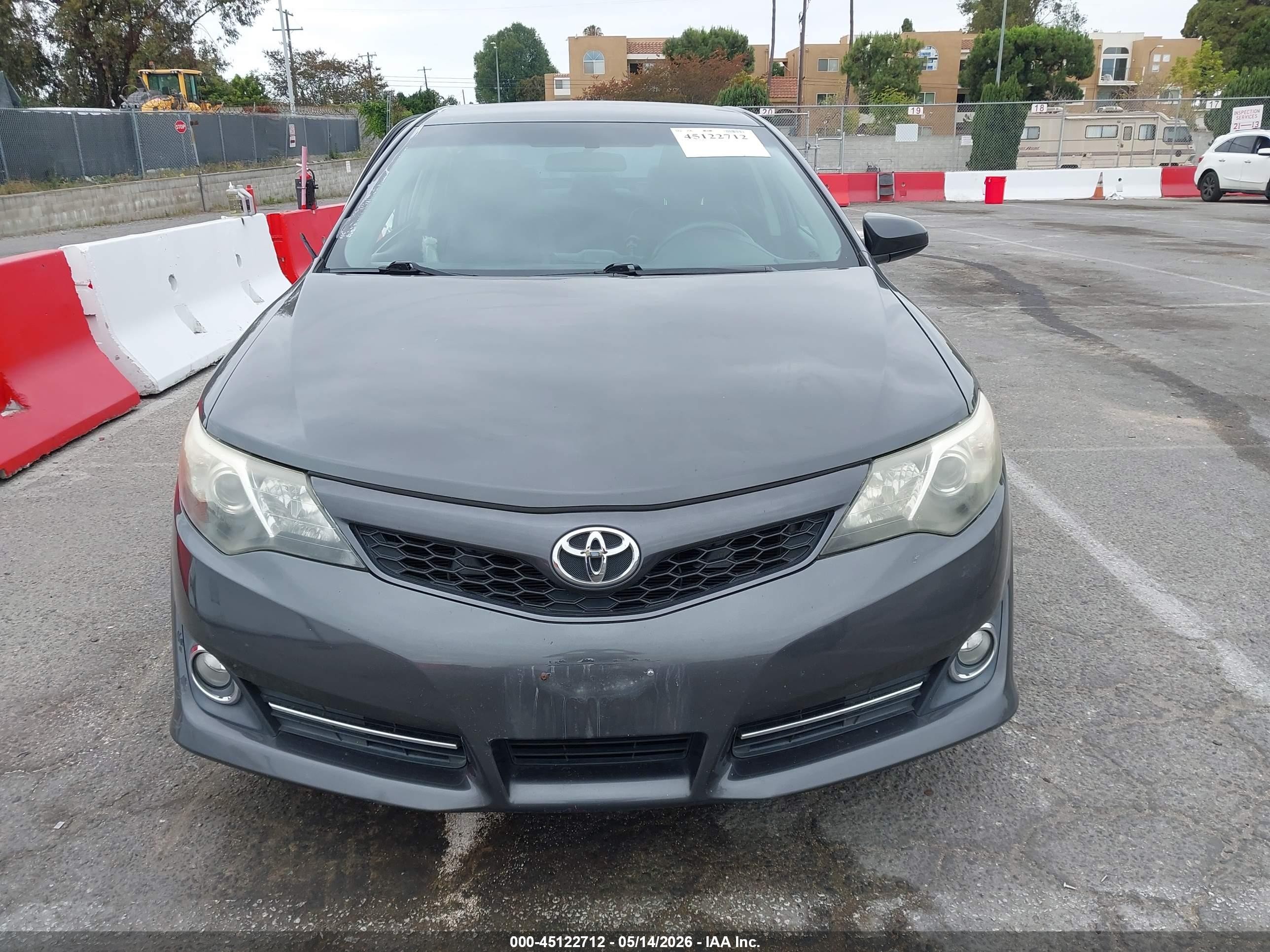 2012 Toyota Camry Se Gray vin: 4T1BF1FK6CU079060