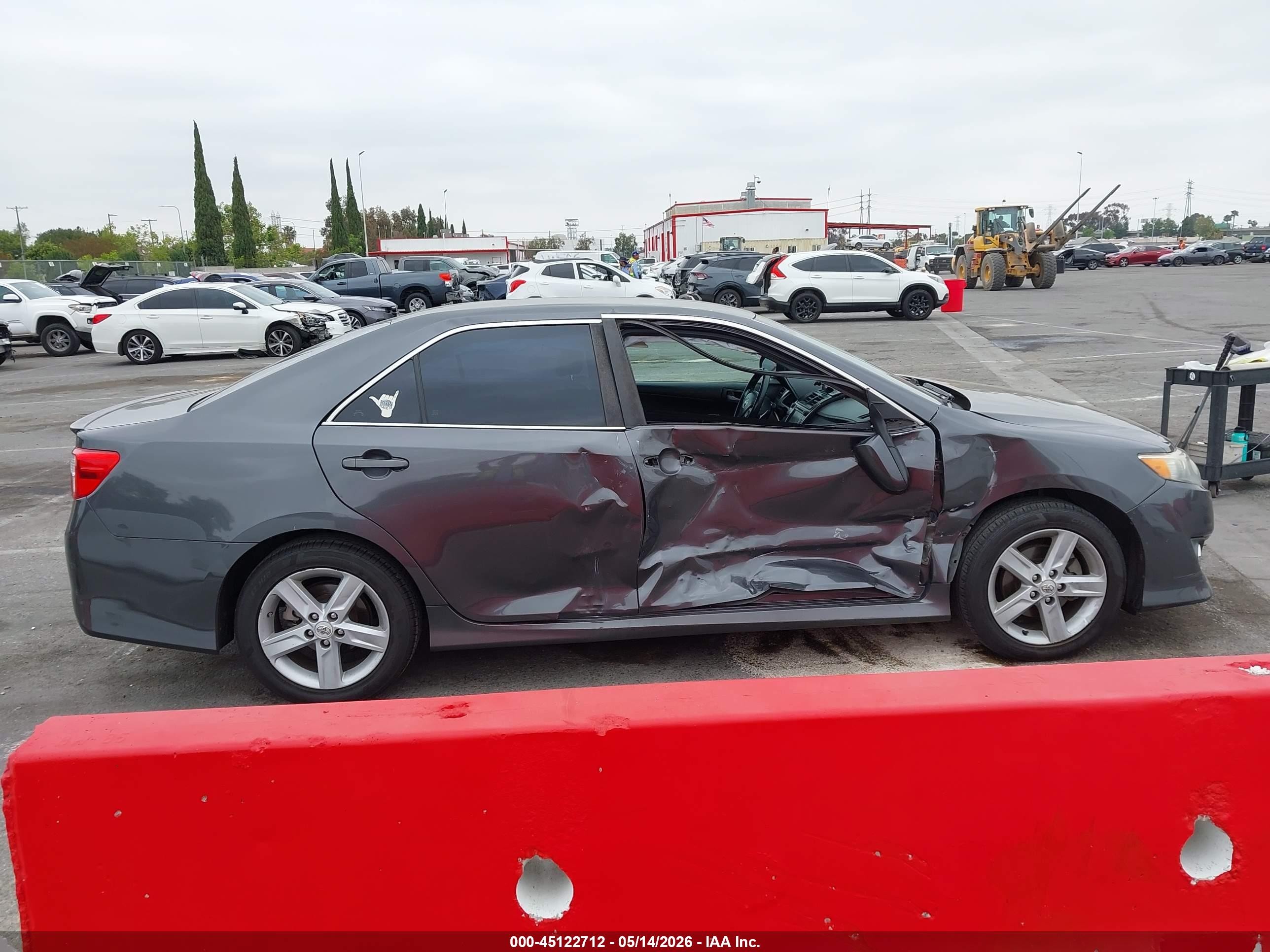 2012 Toyota Camry Se Gray vin: 4T1BF1FK6CU079060