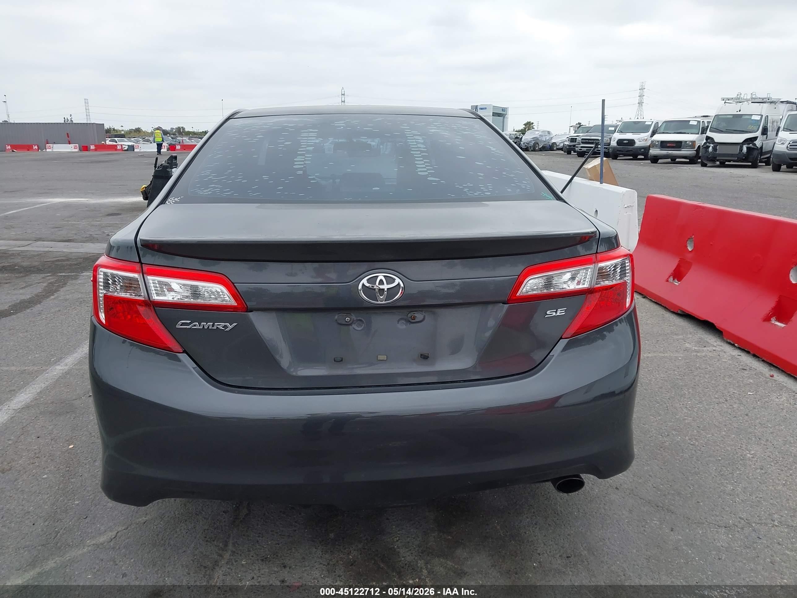 2012 Toyota Camry Se Gray vin: 4T1BF1FK6CU079060
