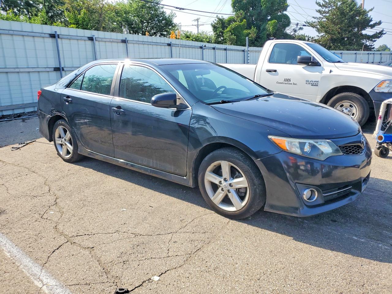 2012 Toyota Camry Se Black vin: 4T1BF1FK6CU082668