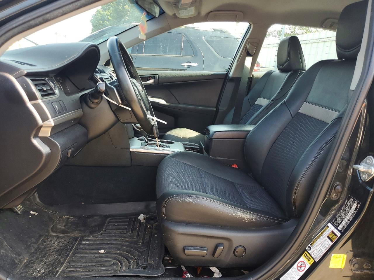 2012 Toyota Camry Se Black vin: 4T1BF1FK6CU082668