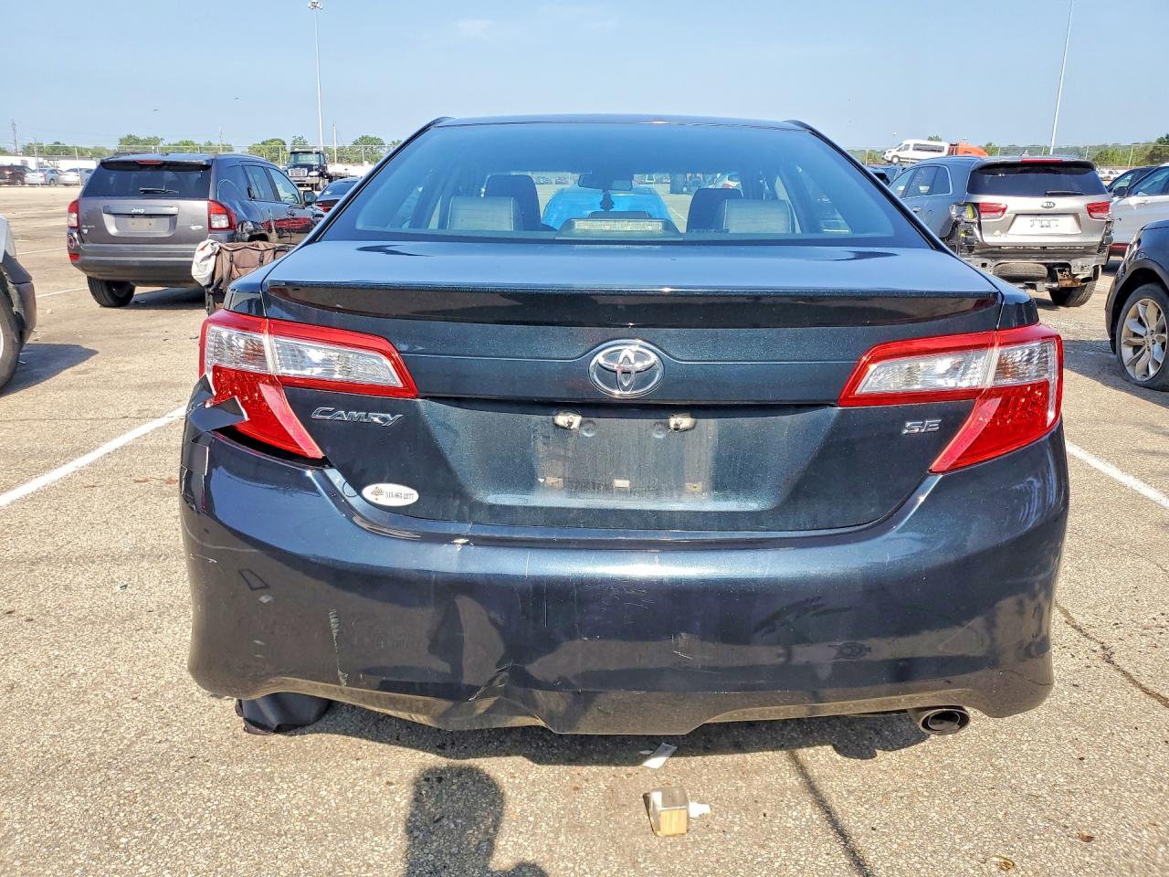 2012 Toyota Camry Se Black vin: 4T1BF1FK6CU082668