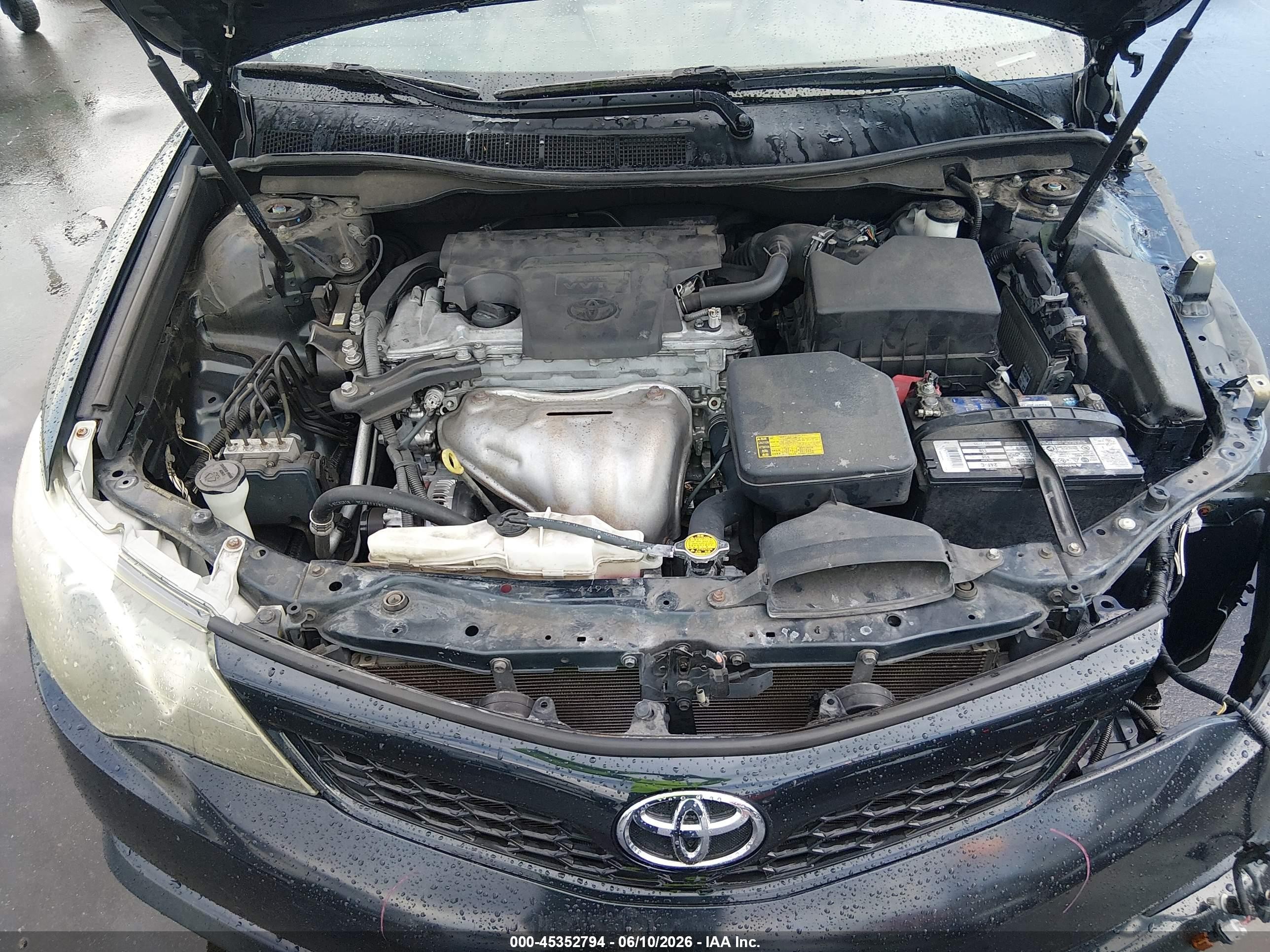 2012 Toyota Camry Se Black vin: 4T1BF1FK6CU082962