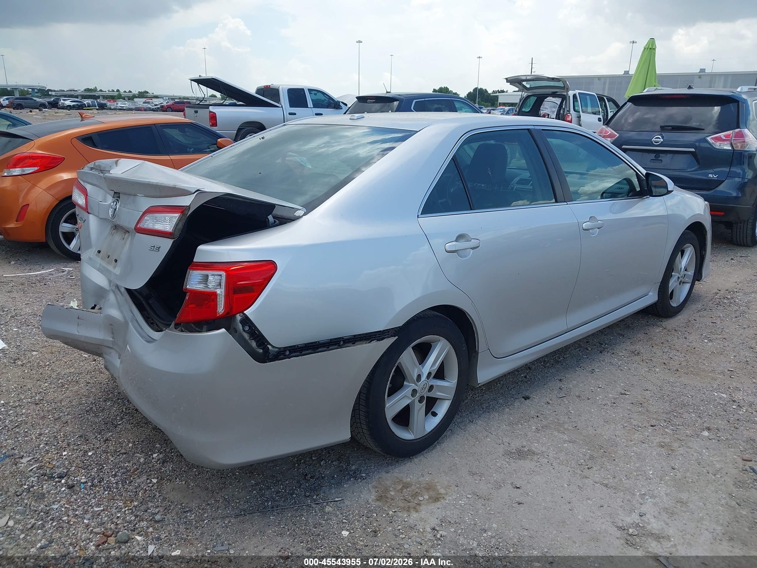 2012 Toyota Camry Se Серебряный vin: 4T1BF1FK6CU089362
