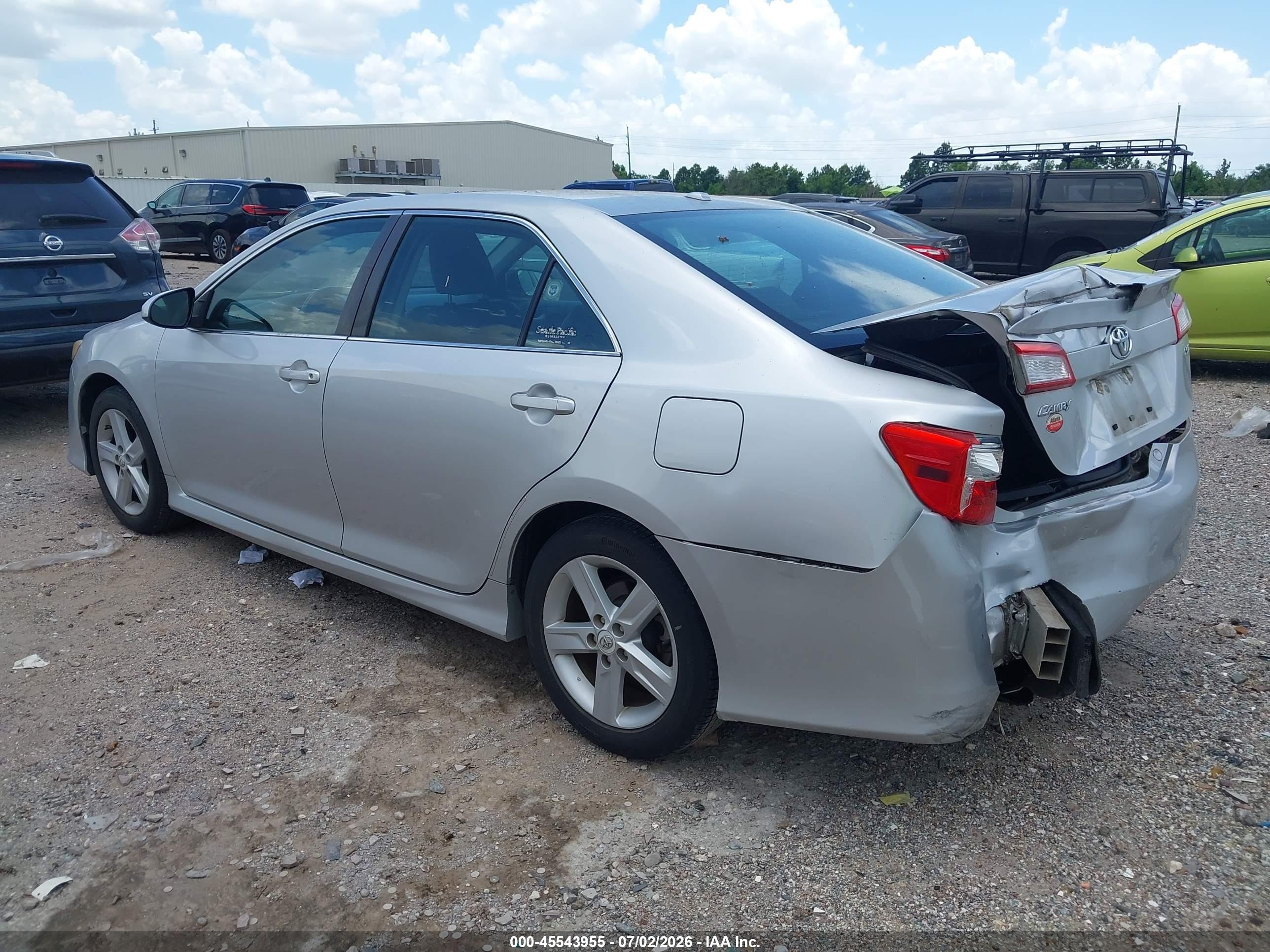 2012 Toyota Camry Se Серебряный vin: 4T1BF1FK6CU089362